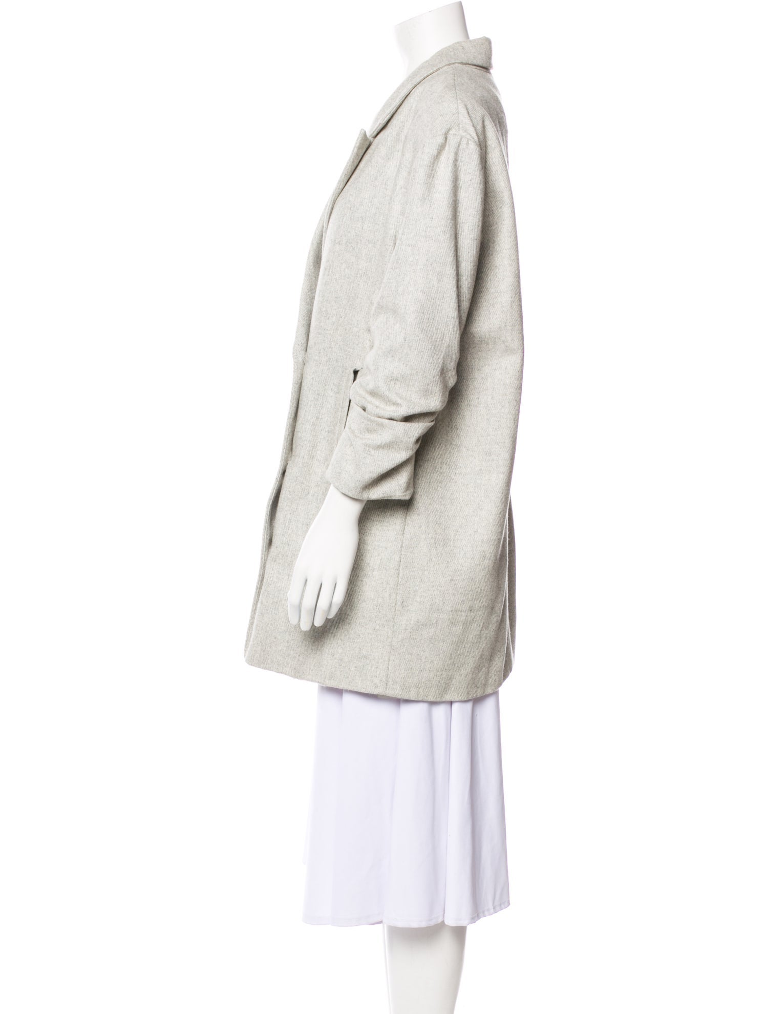 Line & Dot Trench Coat