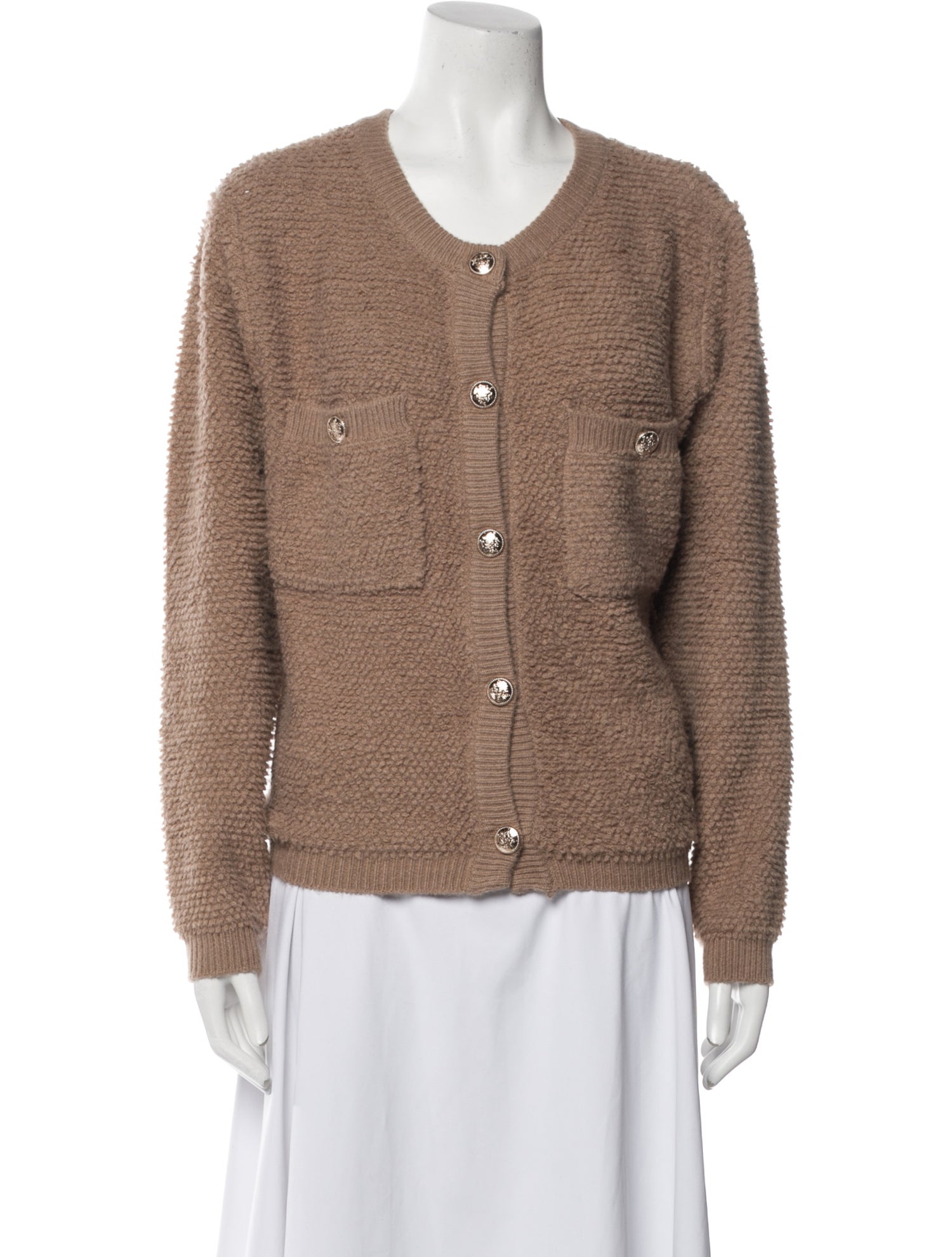 Line & Dot Scoop Neck Sweater