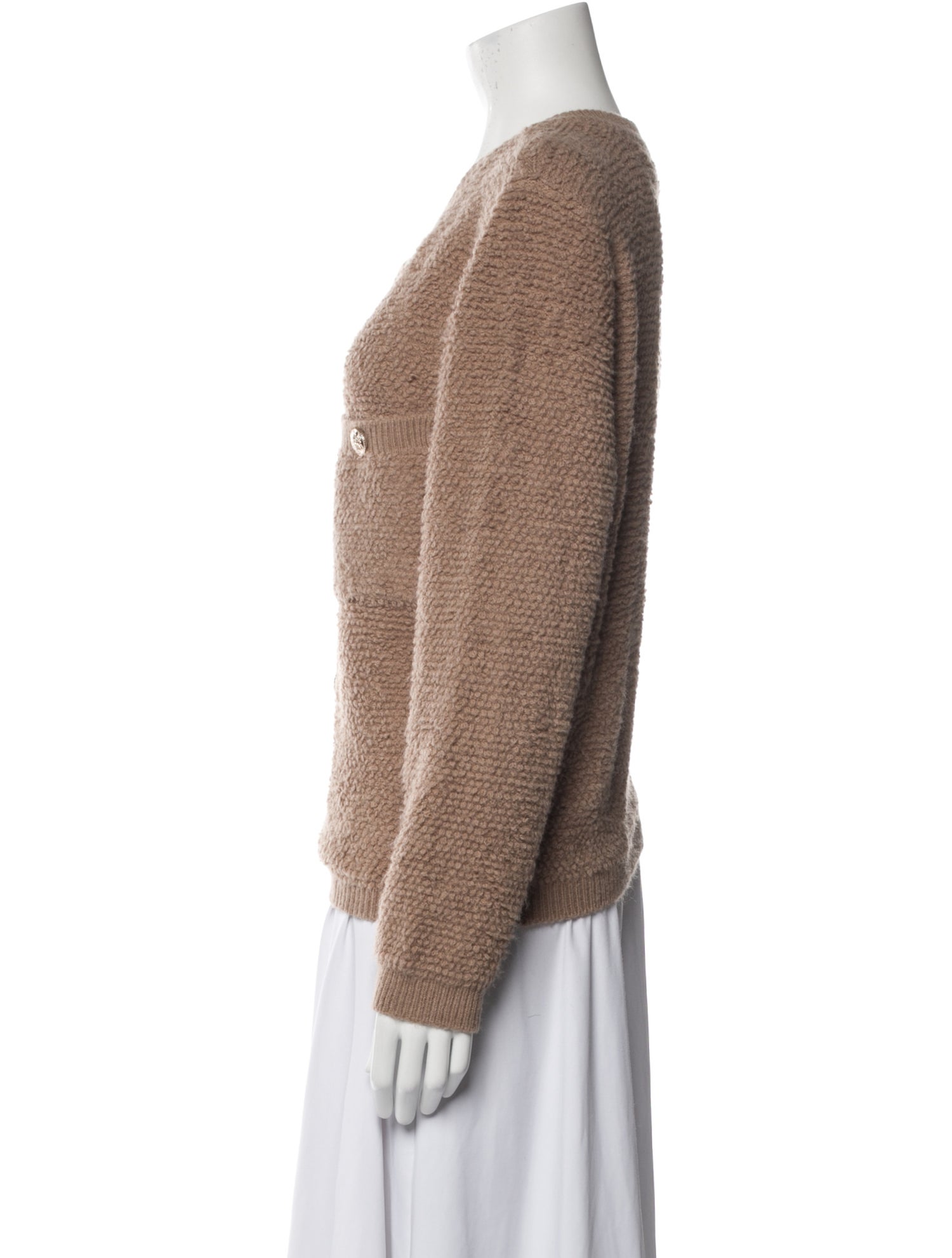 Line & Dot Scoop Neck Sweater