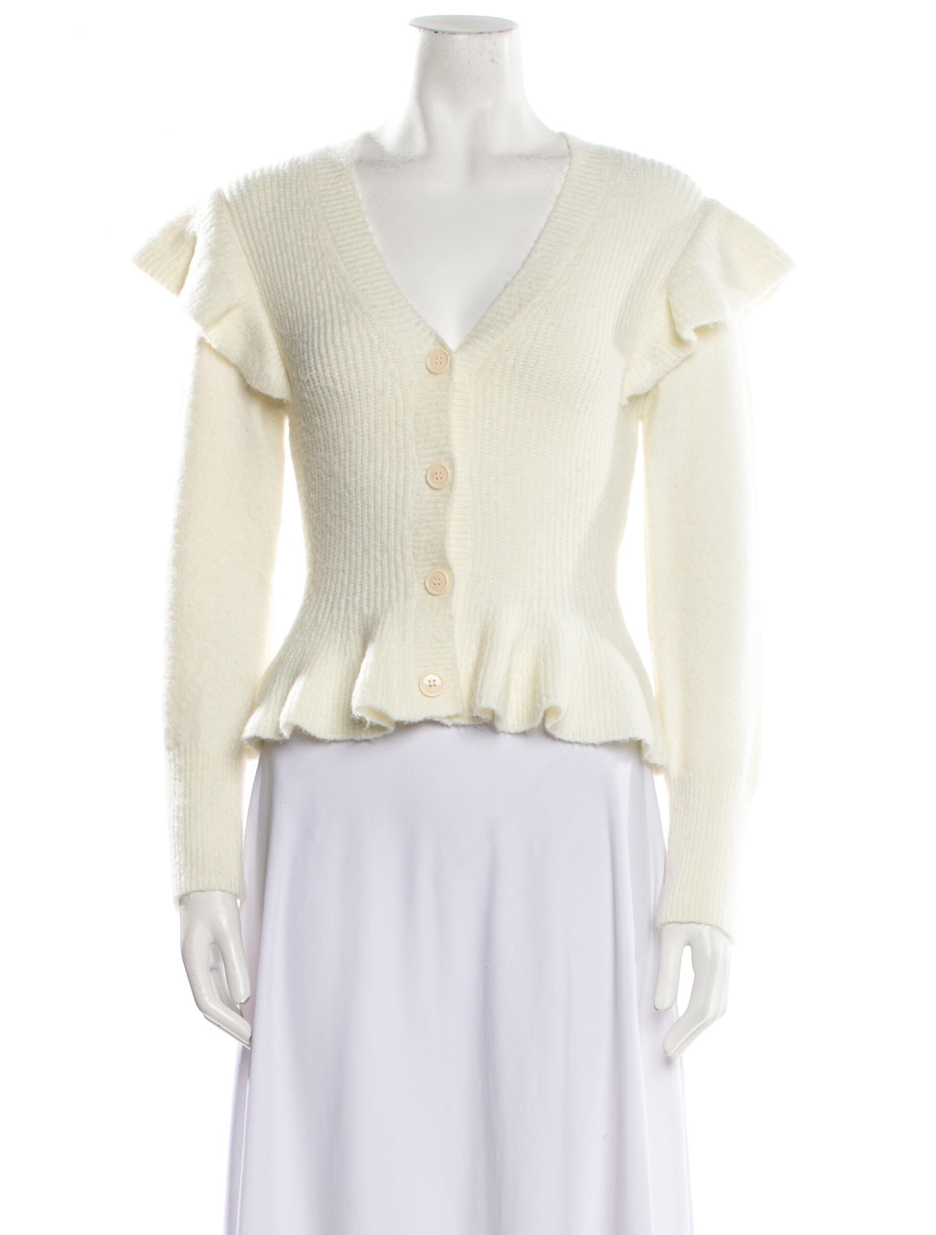 Line & Dot V-Neck Sweater