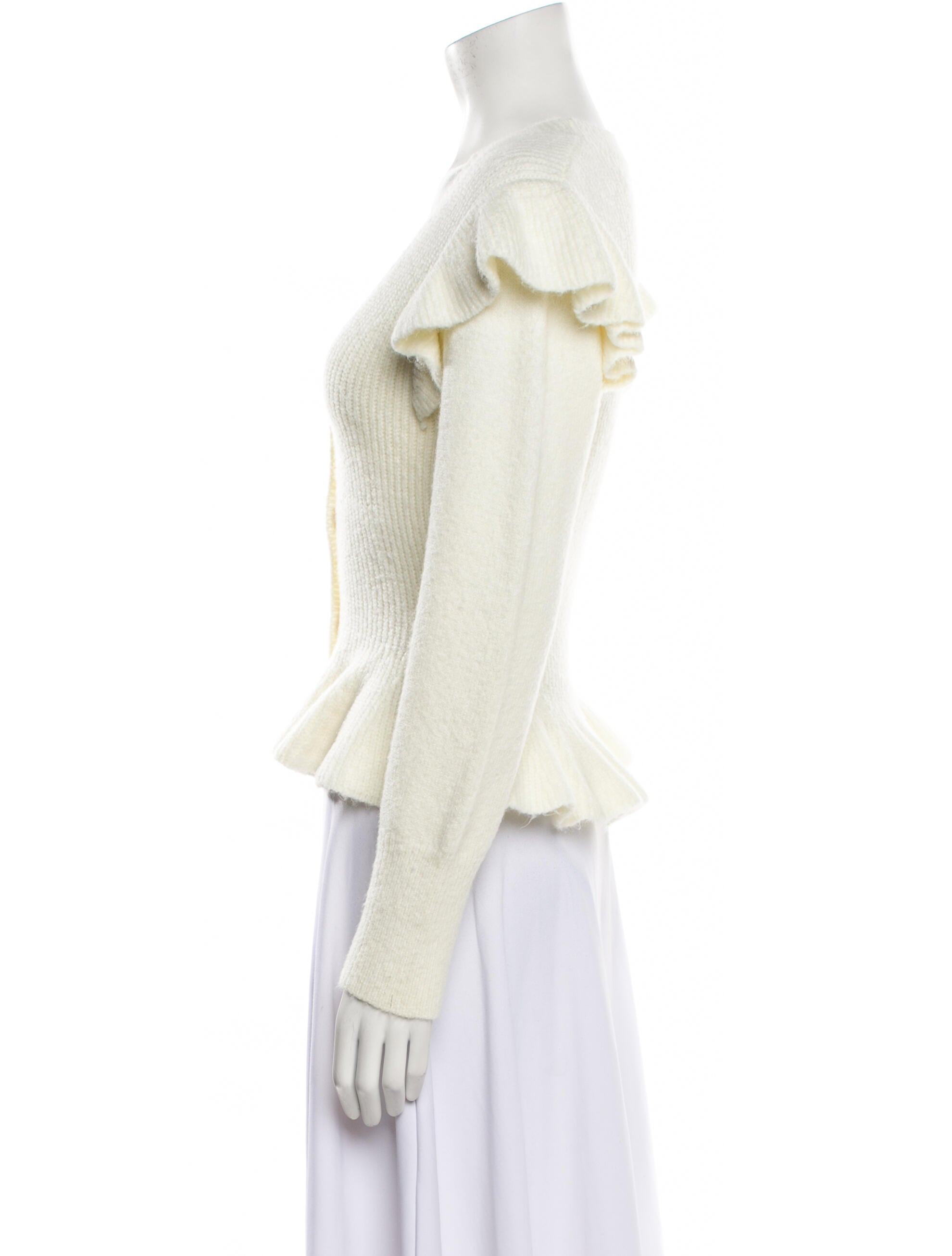 Line & Dot V-Neck Sweater