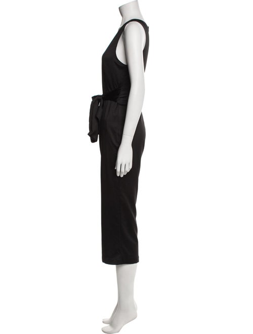 Line & Dot V-Neck Jumpsuit