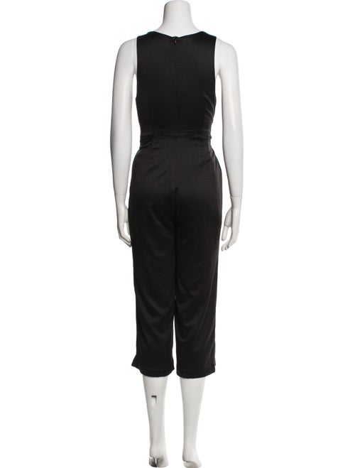 Line & Dot V-Neck Jumpsuit