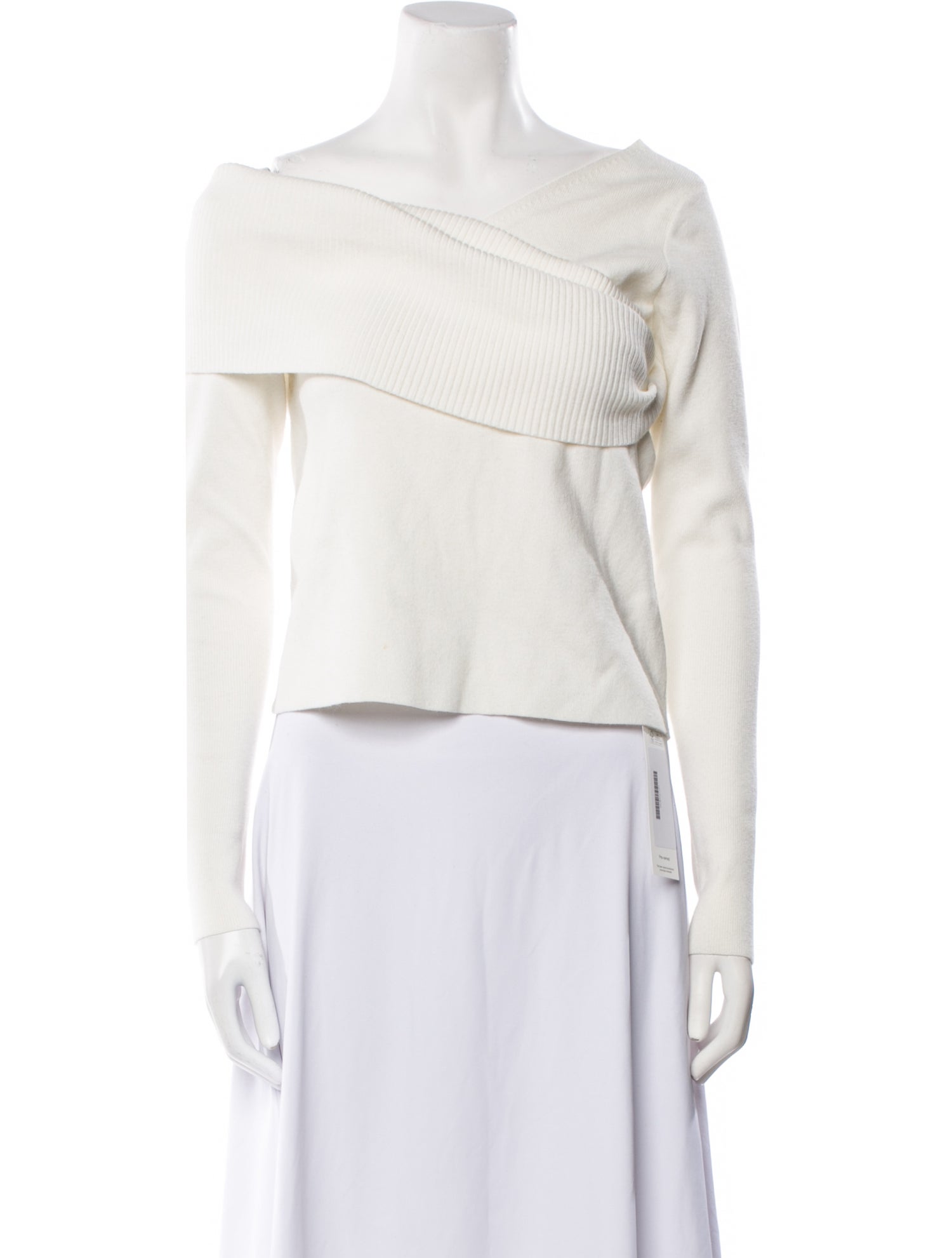 Line & Dot Cowl Neck Sweater