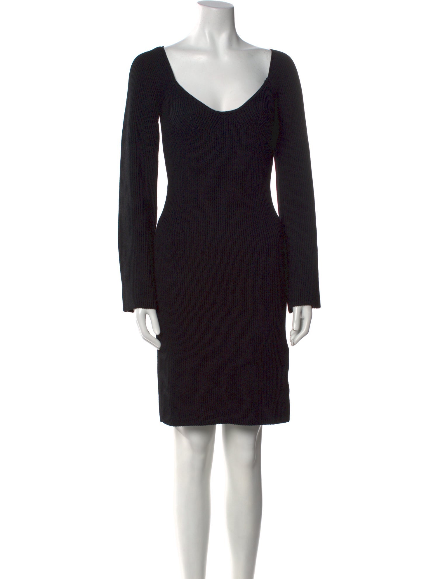 Line & Dot Scoop Neck Mini Dress