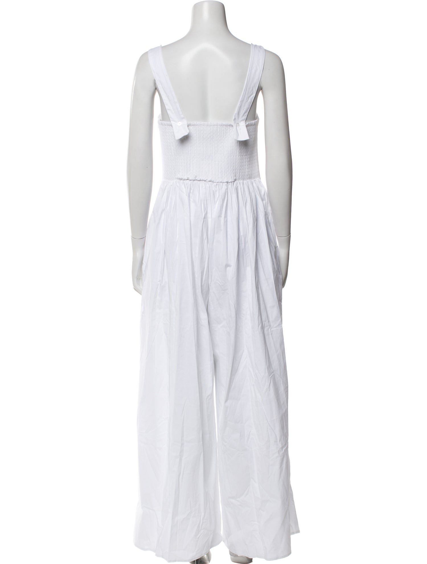 Line & Dot Square Neckline Jumpsuit