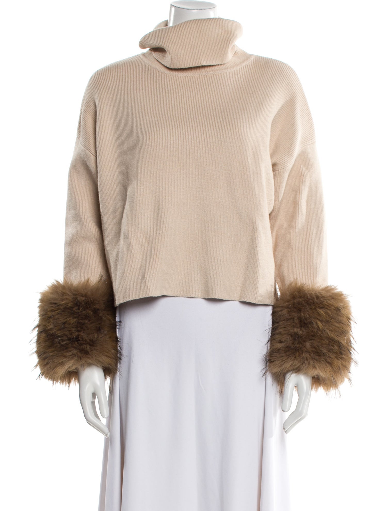 Line & Dot Turtleneck Sweater