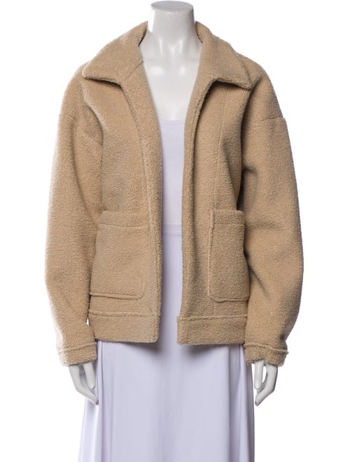 Line & Dot Shearling Fur Jacket