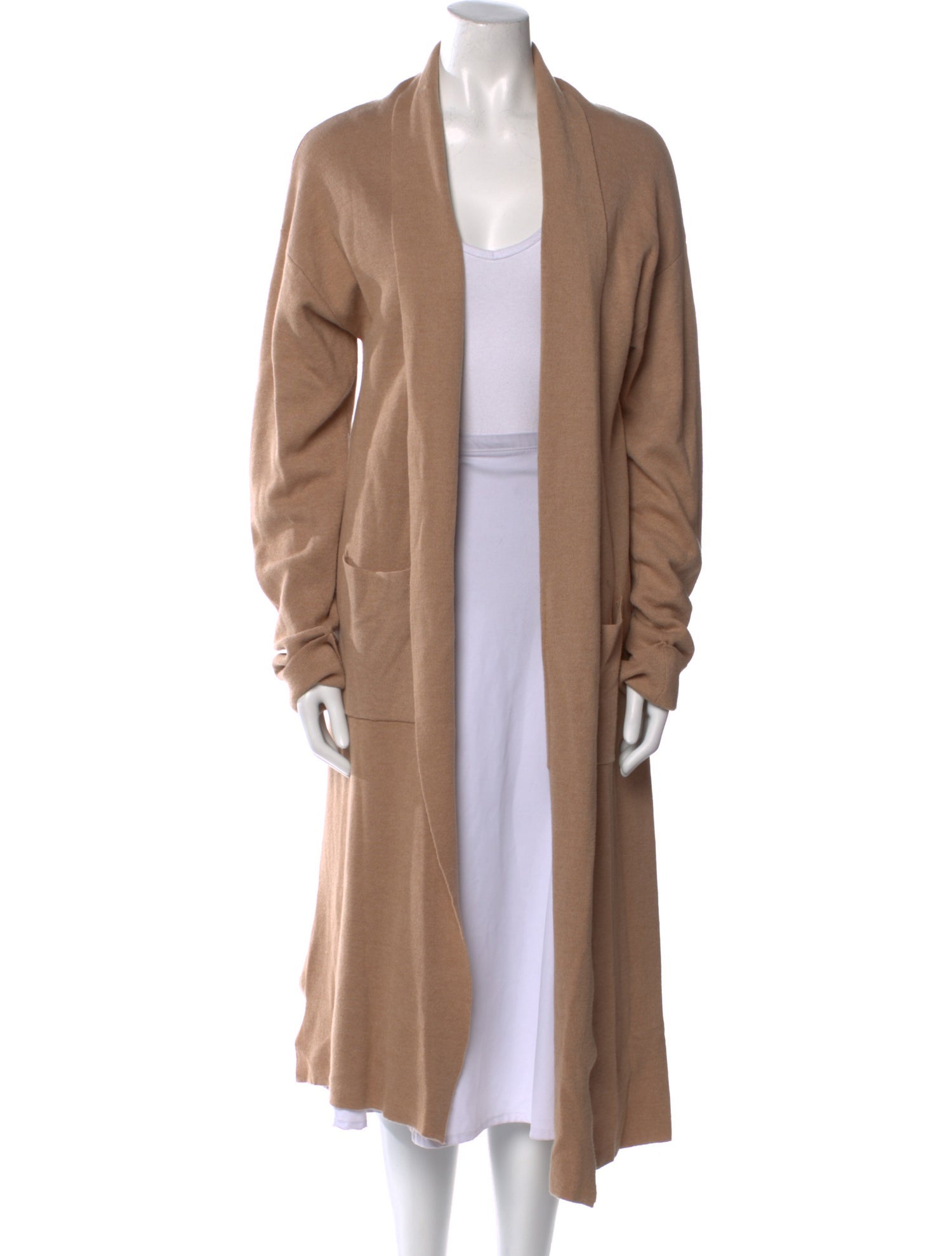 Line & Dot Open Front Sweater