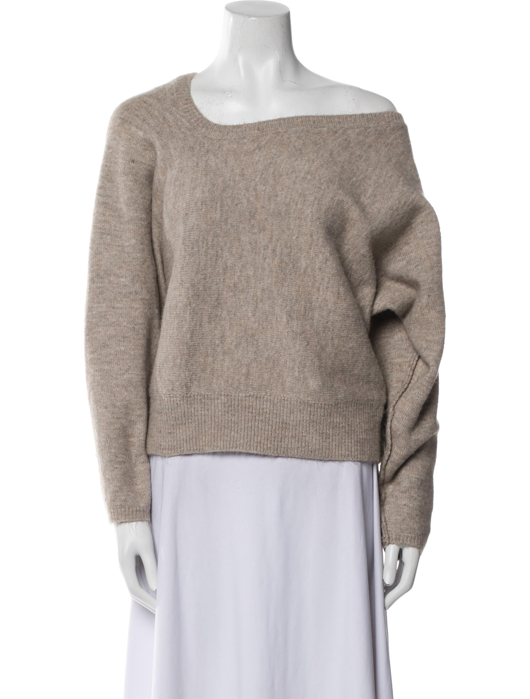 Line & Dot Asymmetrical Sweater