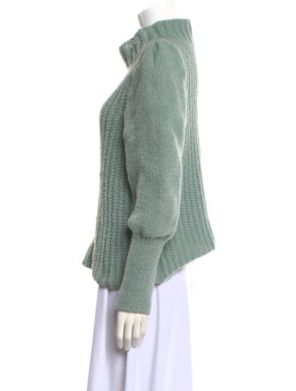 Line & Dot Mock Neck Sweater