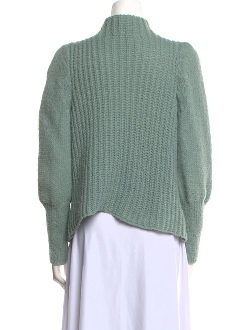 Line & Dot Mock Neck Sweater