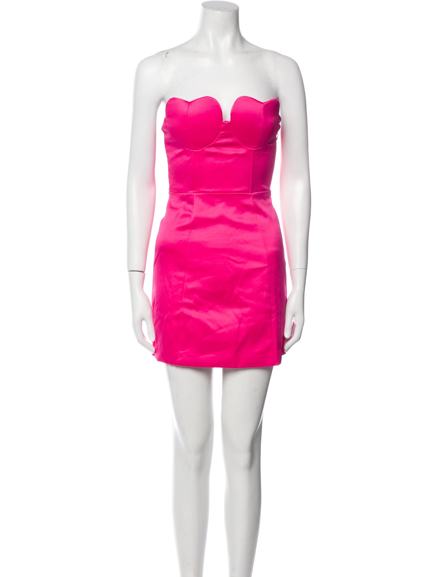 Line & Dot Strapless Mini Dress w/ Tags