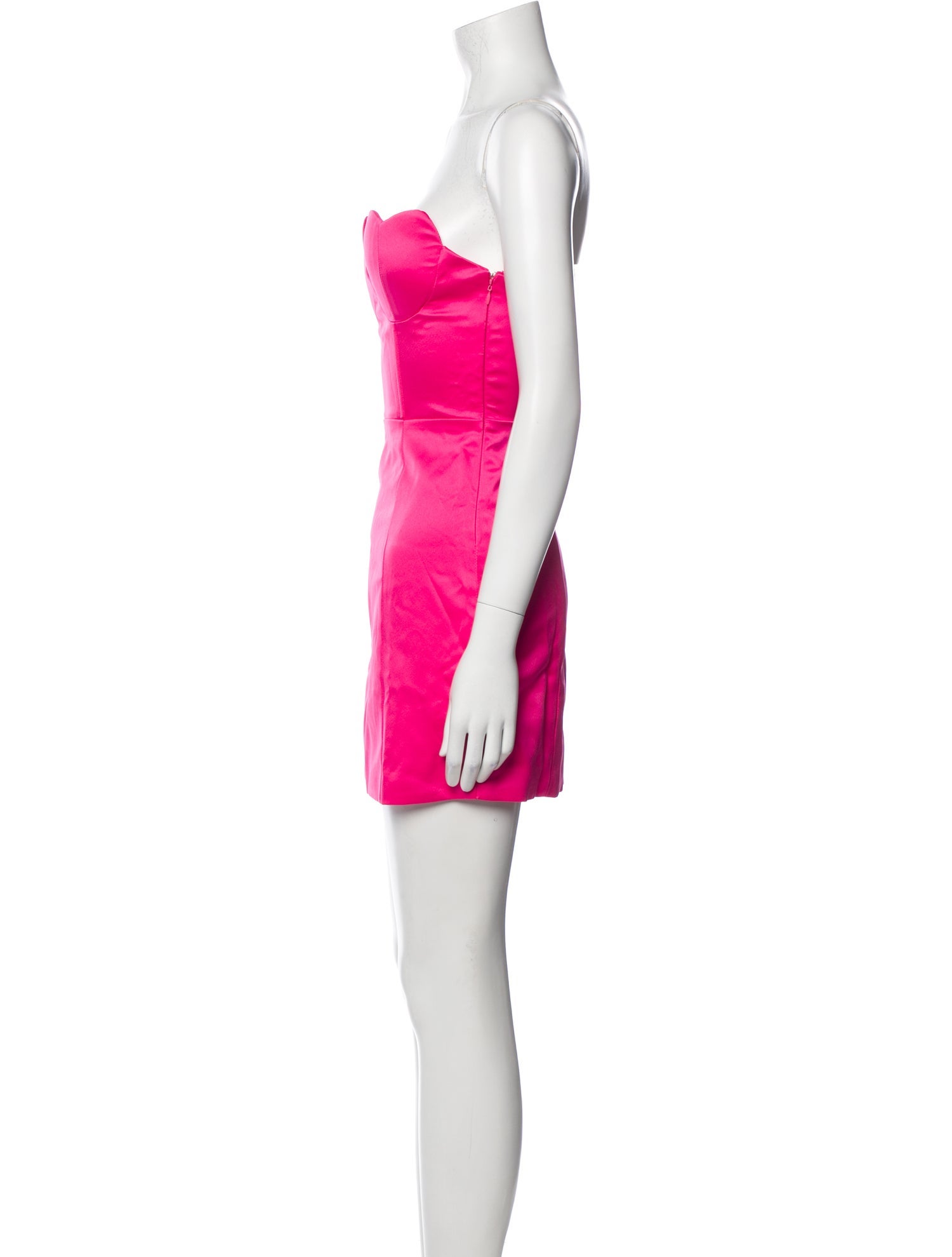 Line & Dot Strapless Mini Dress w/ Tags