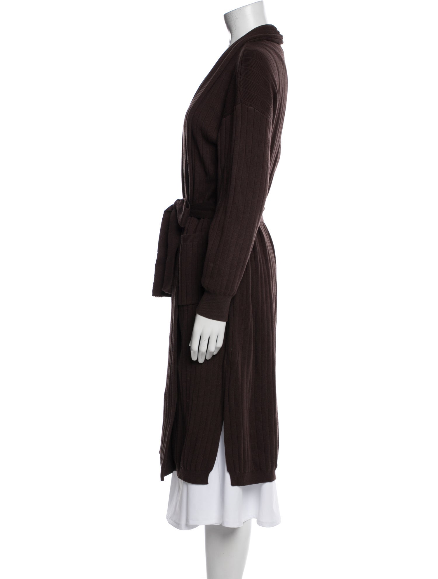 Line & Dot V-Neck Sweater