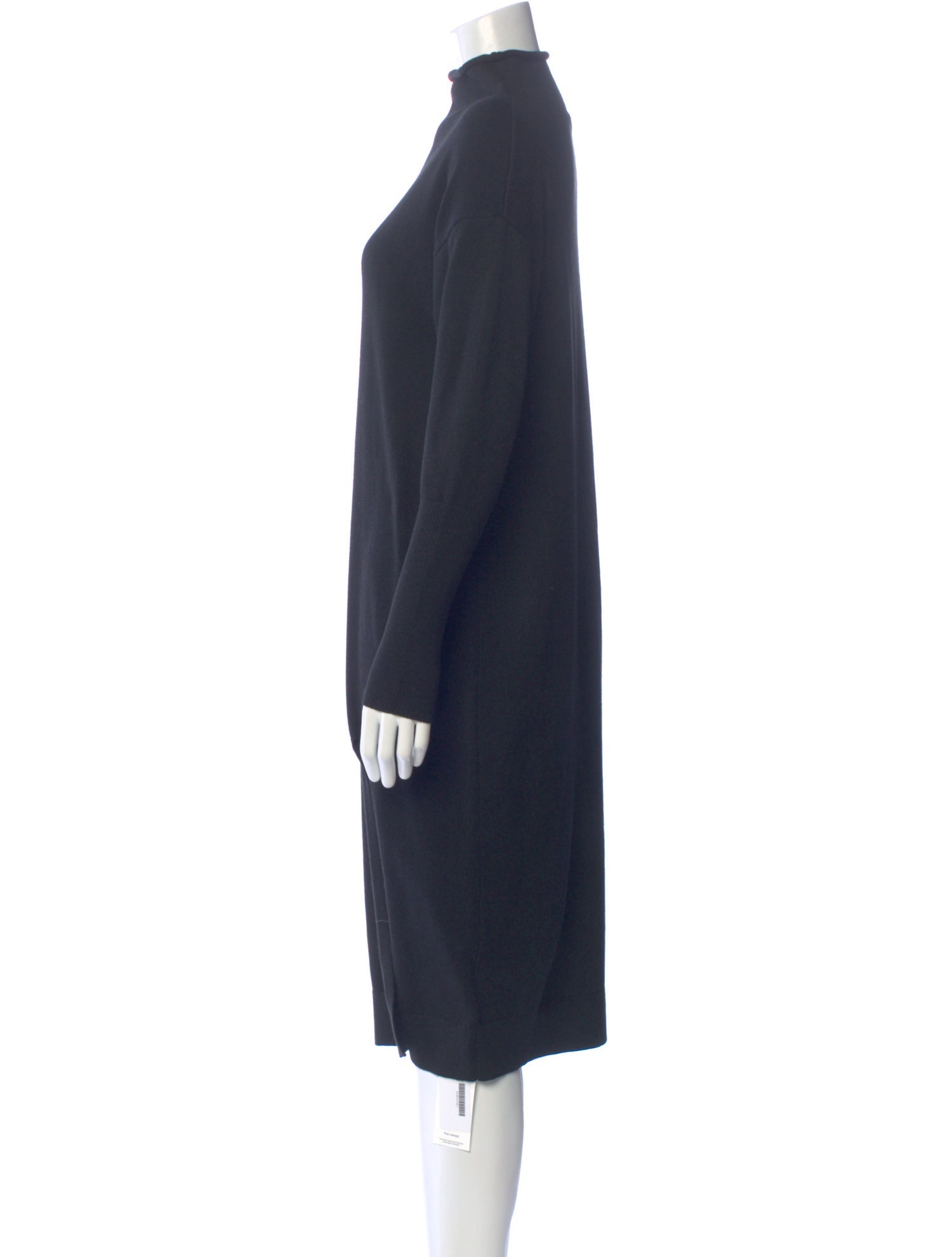 Line & Dot Turtleneck Midi Length Dress w/ Tags