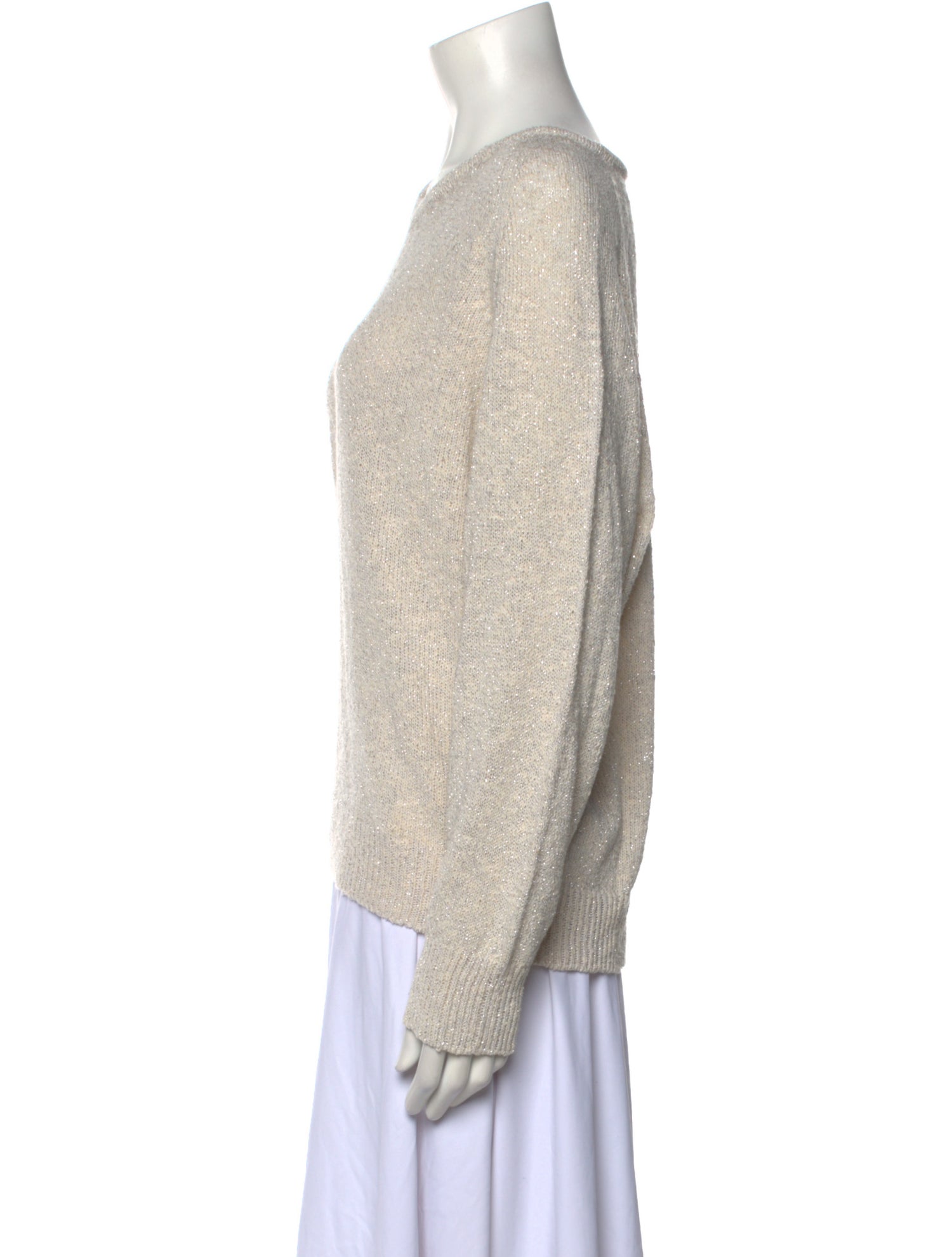 0060~cashmere scoop neckline sweater main image 1