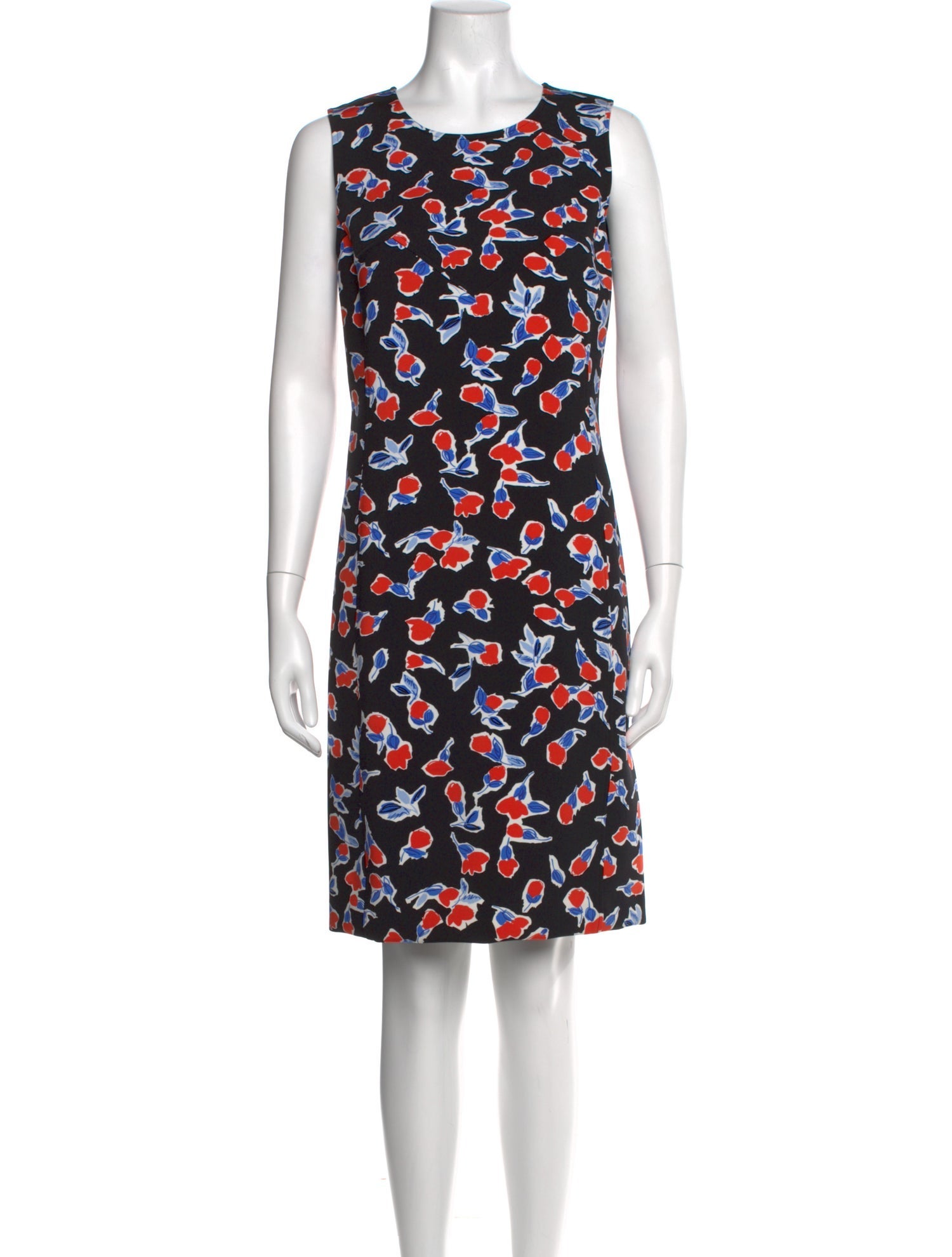 Leggiadro Floral Print Knee-Length Dress w/ Tags