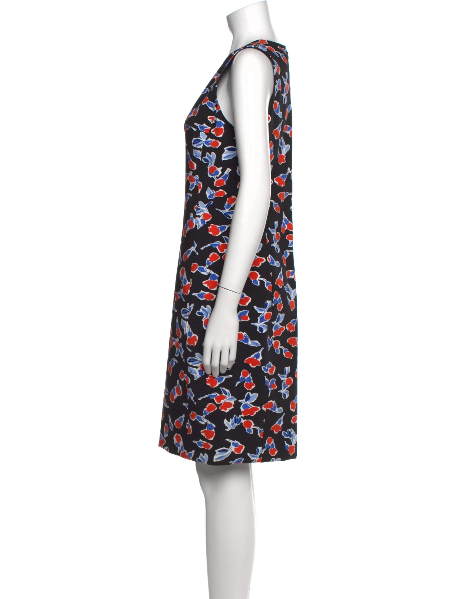 Leggiadro Floral Print Knee-Length Dress w/ Tags