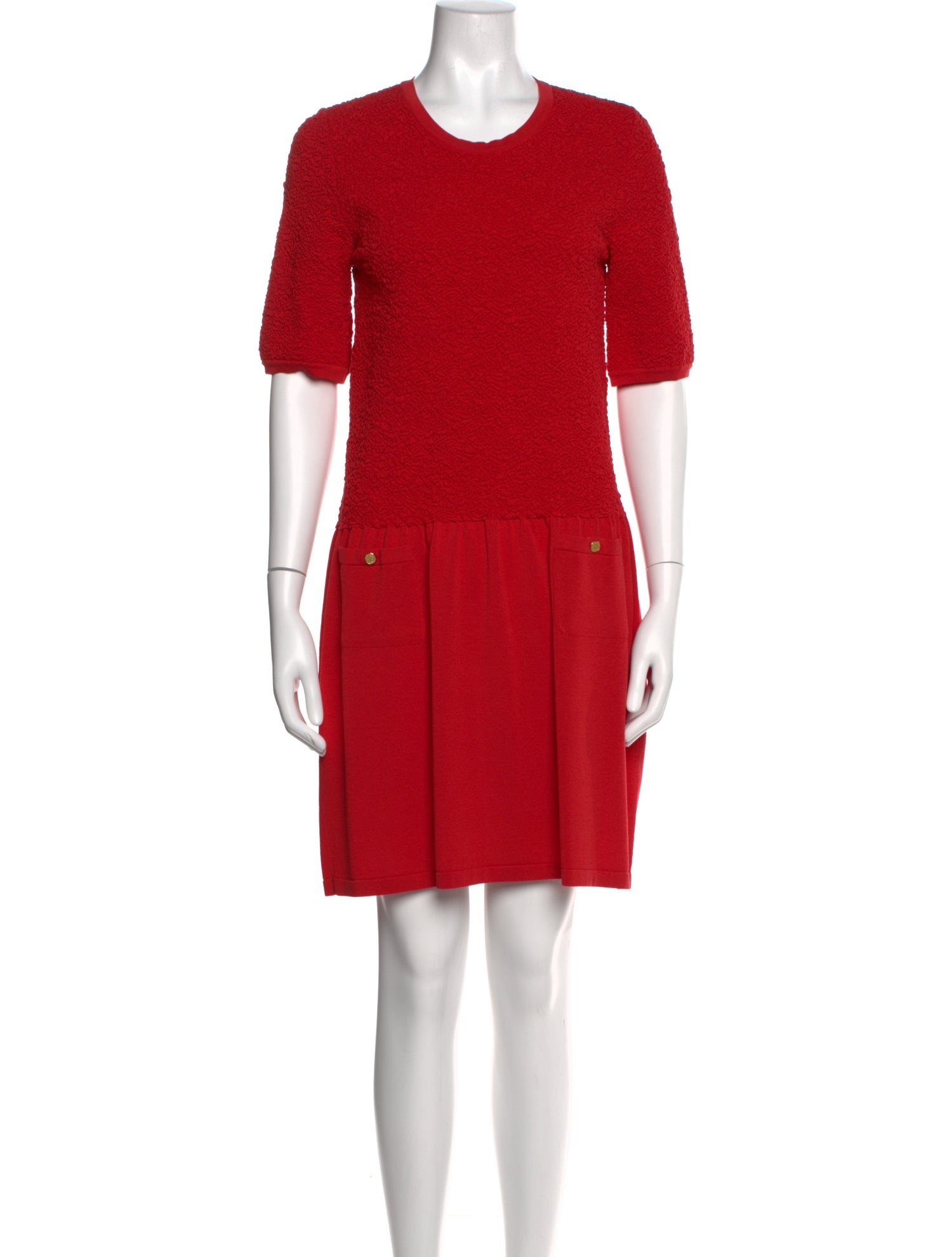 Leggiadro Crew Neck Mini Dress w/ Tags