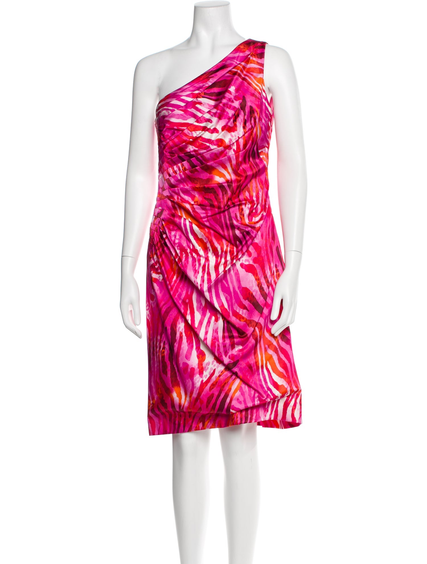 Leggiadro Animal Print Knee-Length Dress w/ Tags