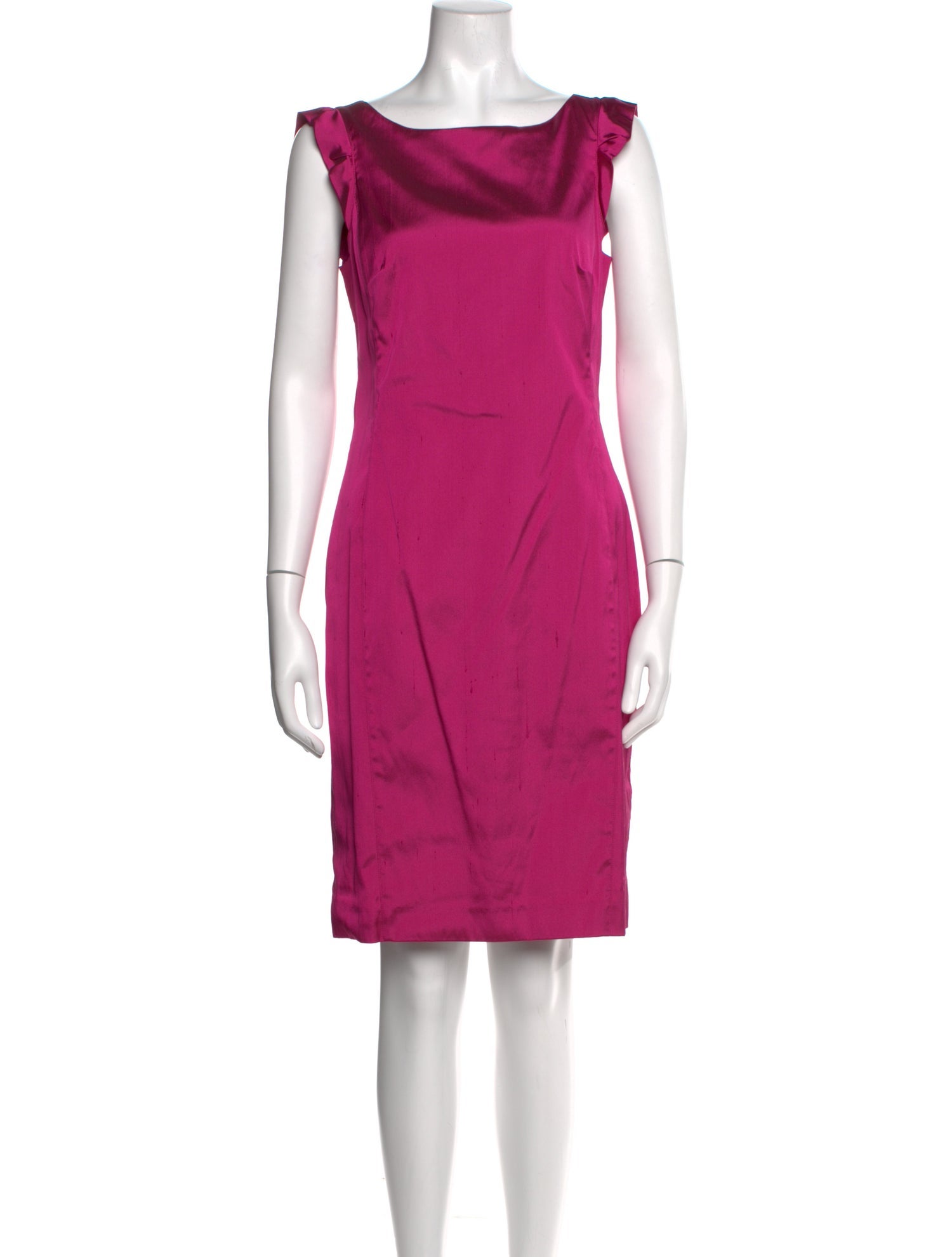 Leggiadro Silk Knee-Length Dress