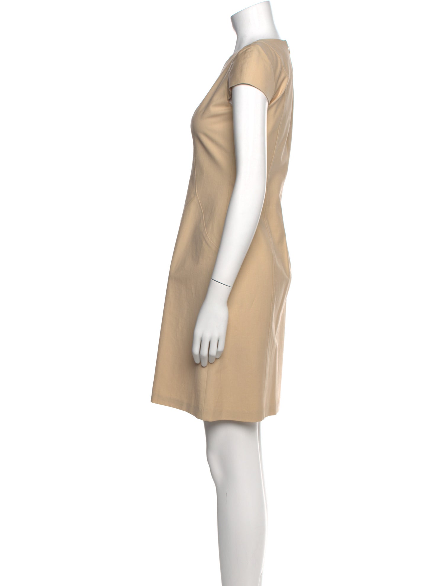 Leggiadro Crew Neck Mini Dress