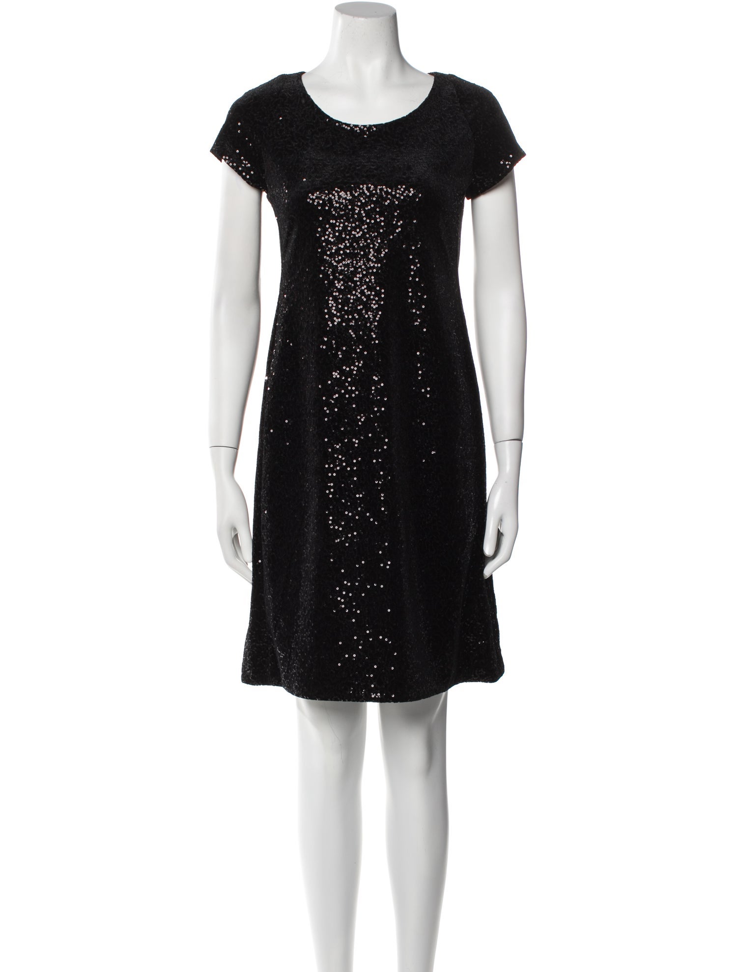 Leggiadro Scoop Neck Mini Dress w/ Tags