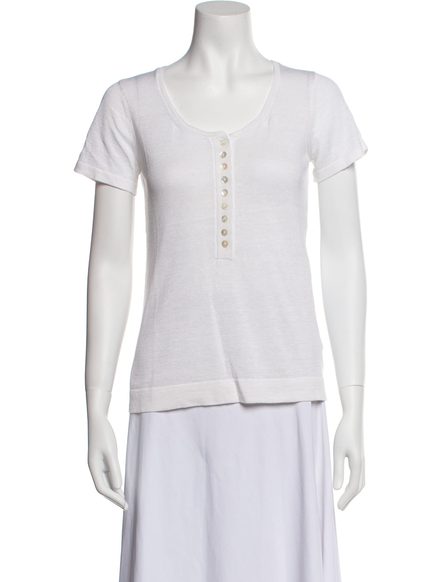 Leggiadro Scoop Neck Short Sleeve T-Shirt