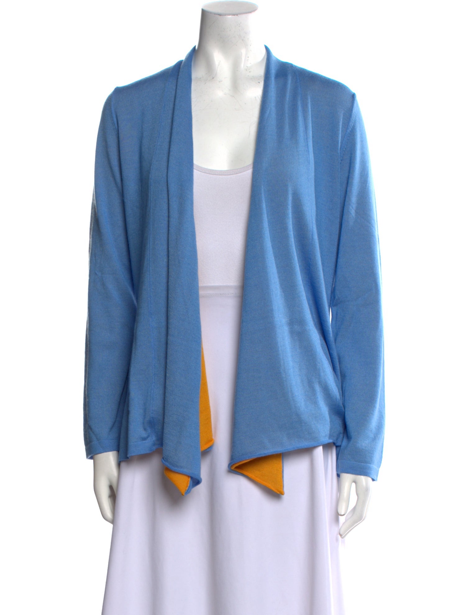 Leggiadro Cashmere Open Front Sweater