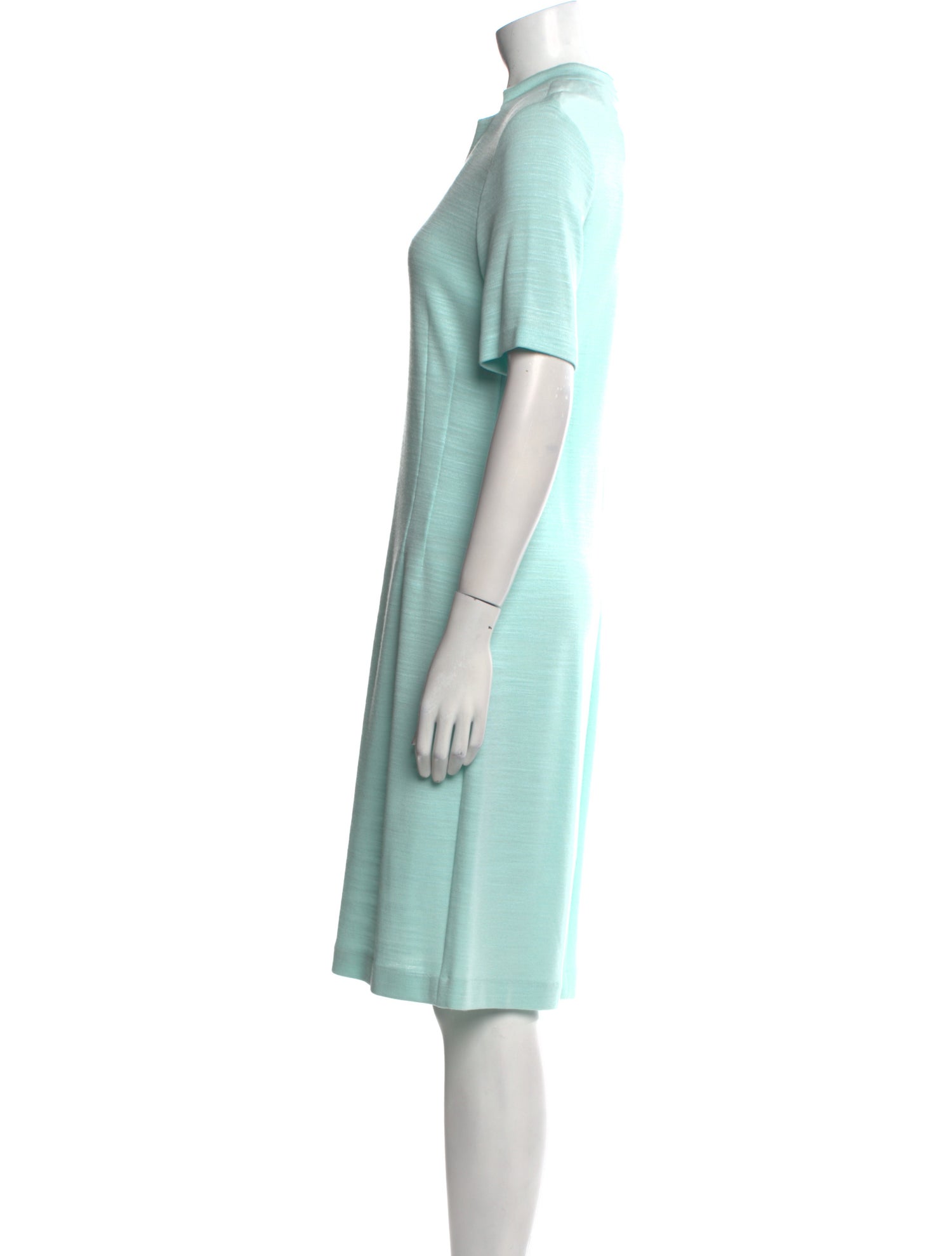 Leggiadro V-Neck Knee-Length Dress w/ Tags