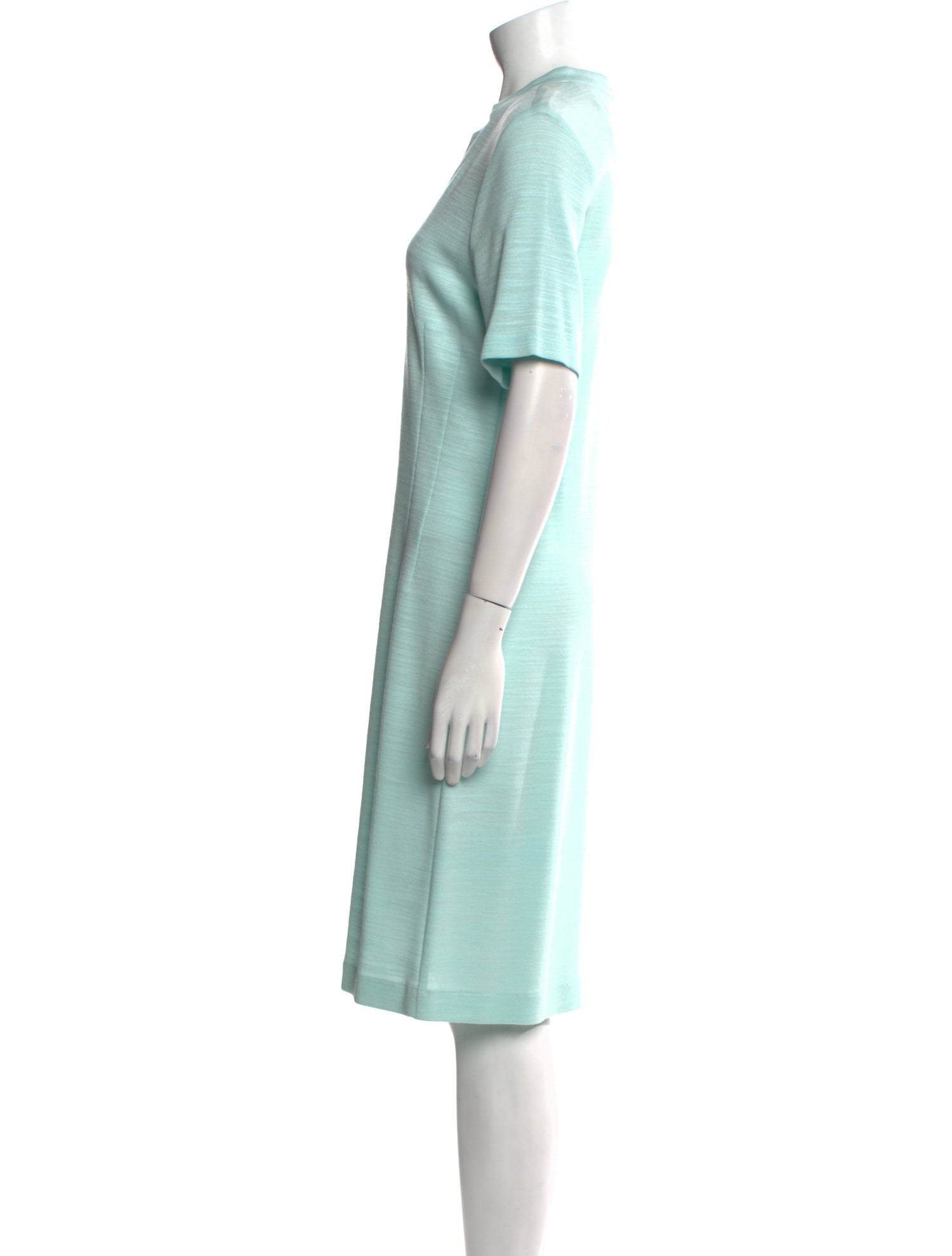 Leggiadro V-Neck Knee-Length Dress w/ Tags