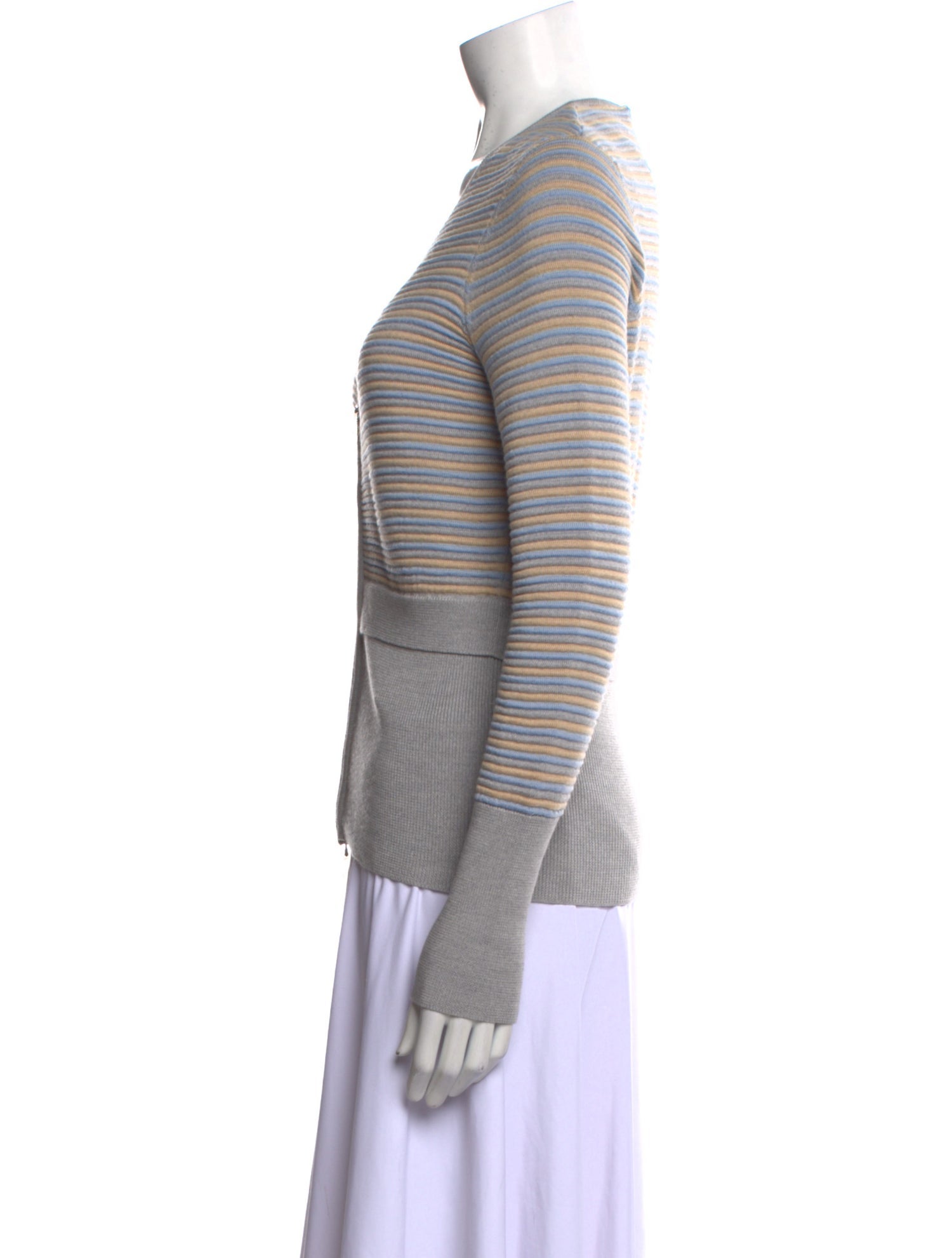 Leggiadro Merino Wool Striped Sweater