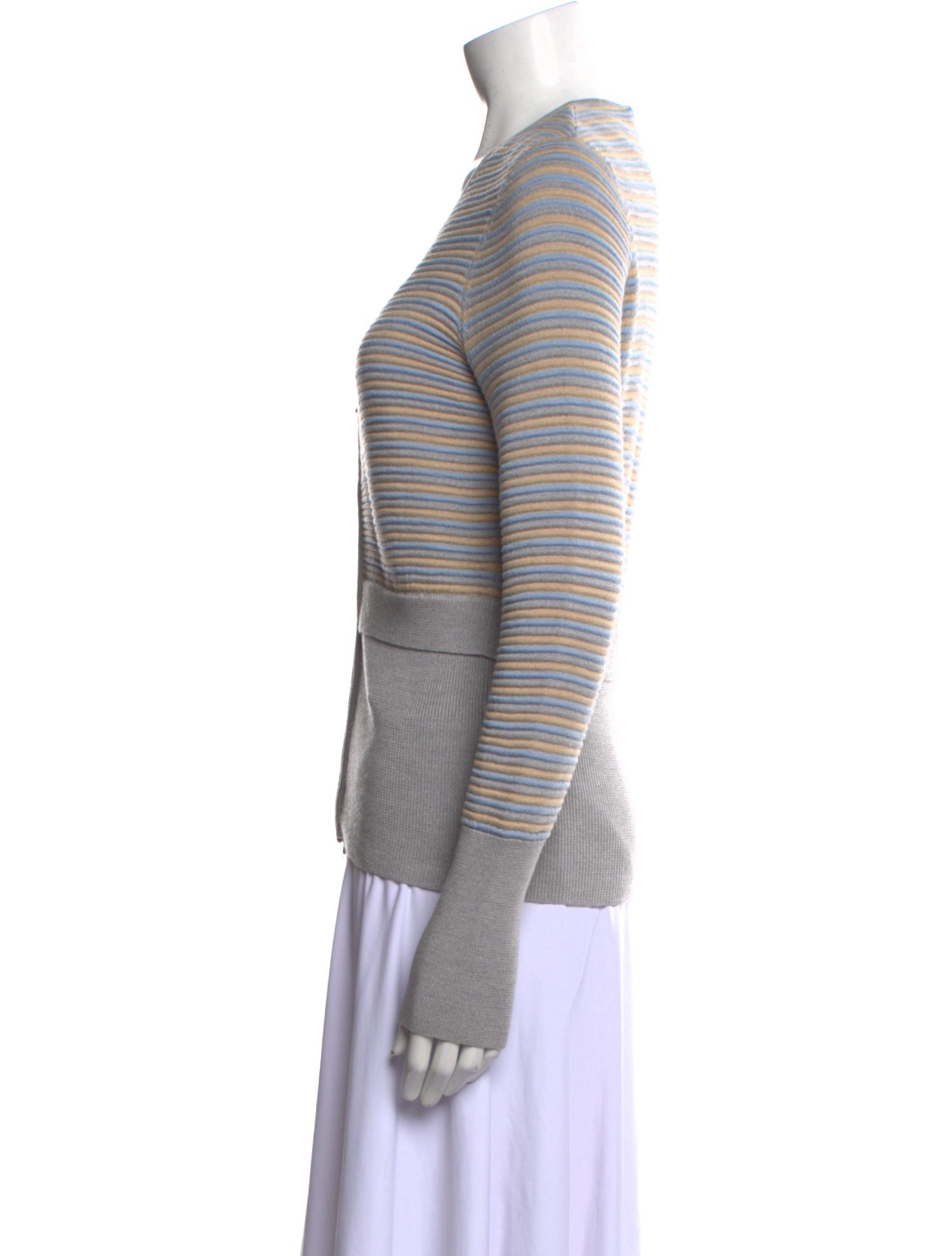 Leggiadro Merino Wool Striped Sweater