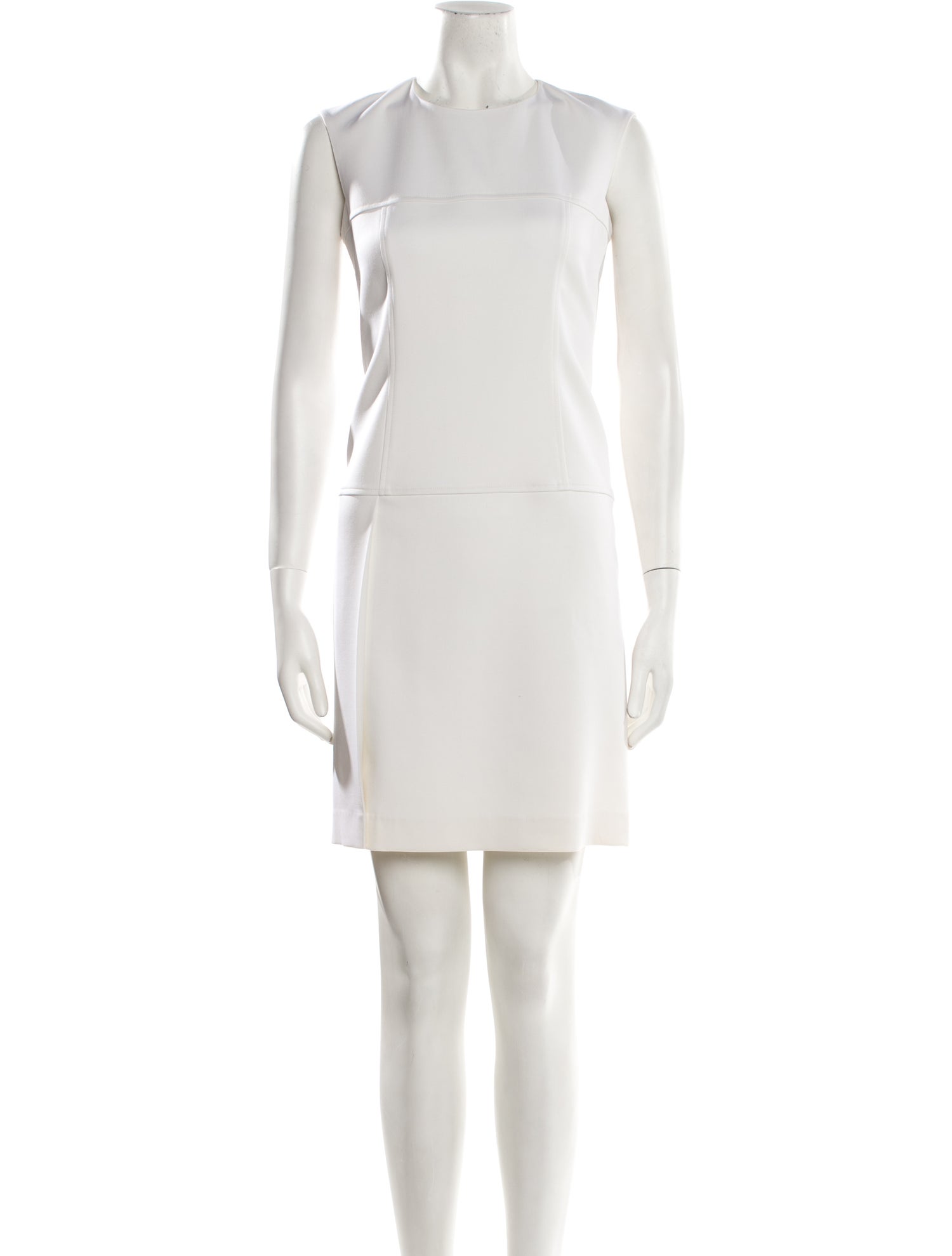 Leggiadro Crew Neck Mini Dress