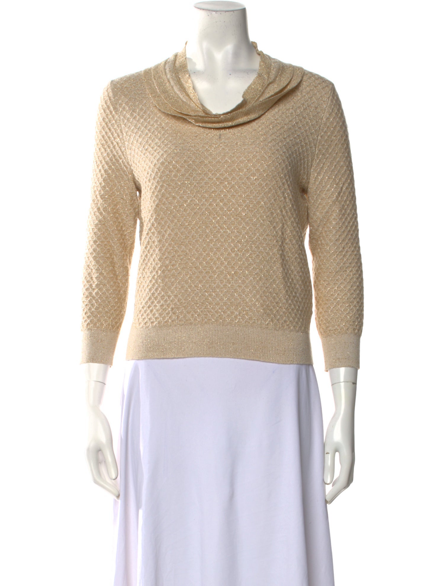 Leggiadro Cashmere Cowl Neck Sweater