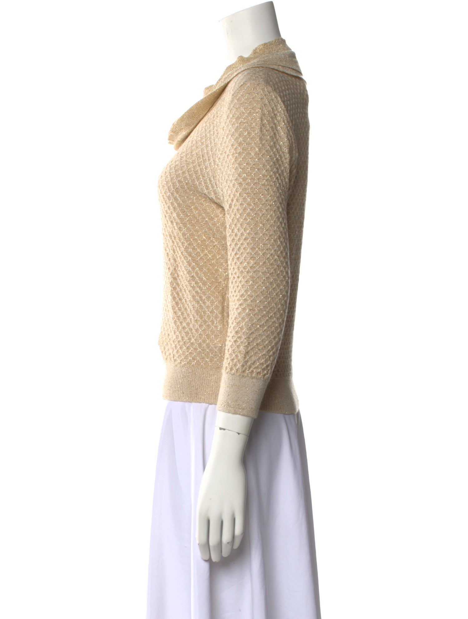 Leggiadro Cashmere Cowl Neck Sweater