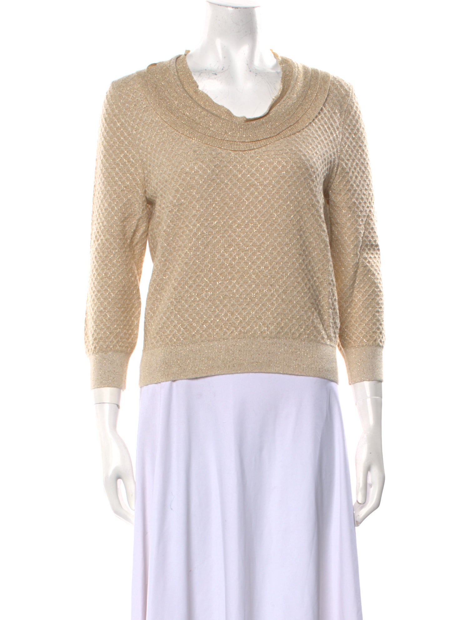 Leggiadro Cashmere Scoop Neck Sweater