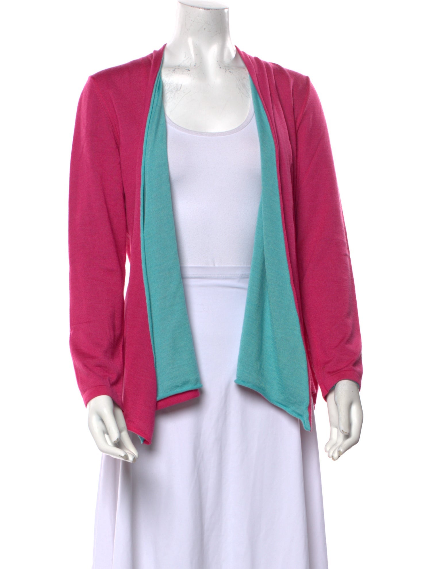 Leggiadro Cashmere Open Front Sweater