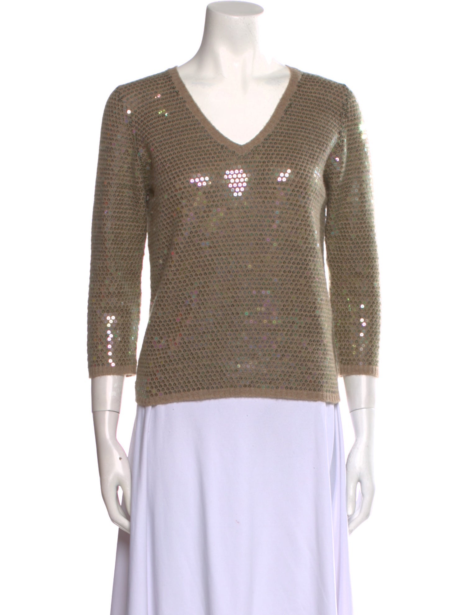 Leggiadro Cashmere V-Neck Sweater