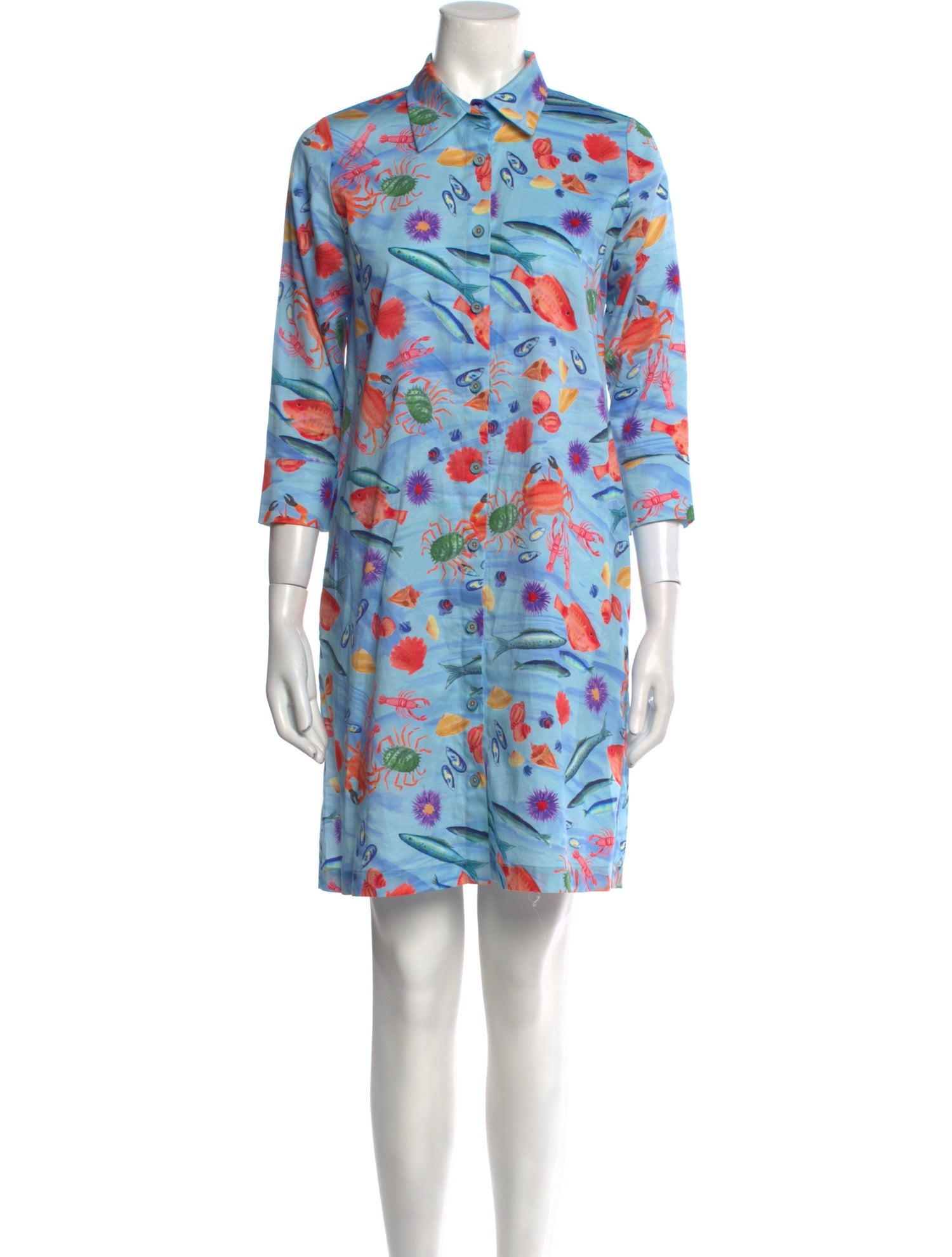 Leggiadro Printed Mini Dress