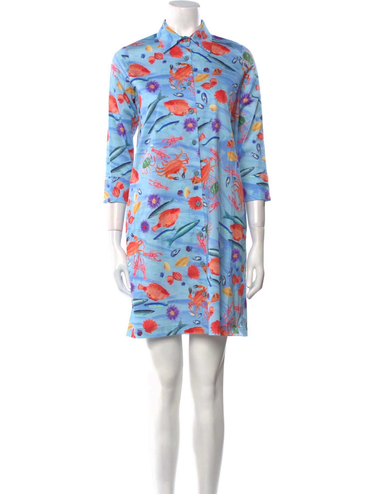 Leggiadro Printed Mini Dress