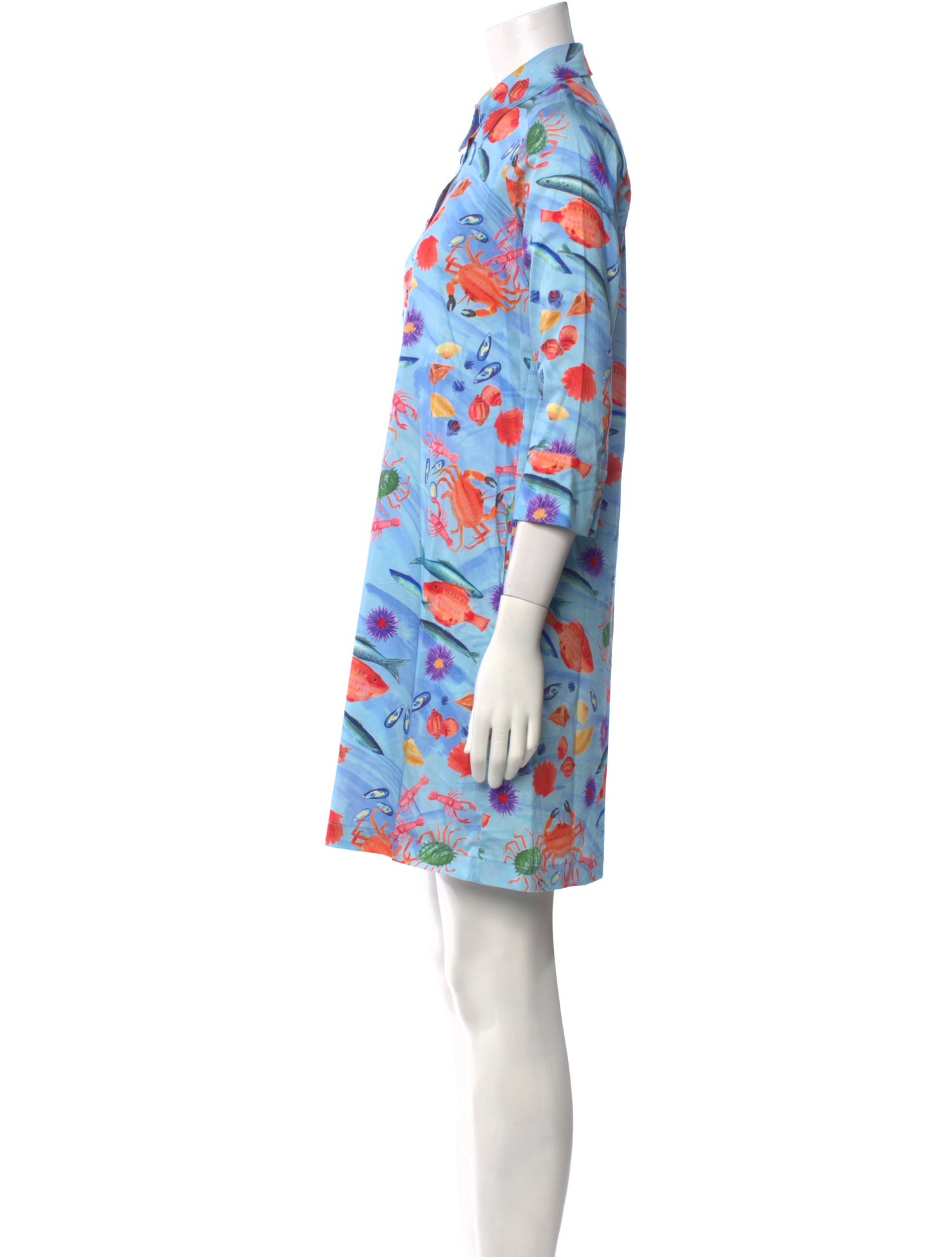 Leggiadro Printed Mini Dress