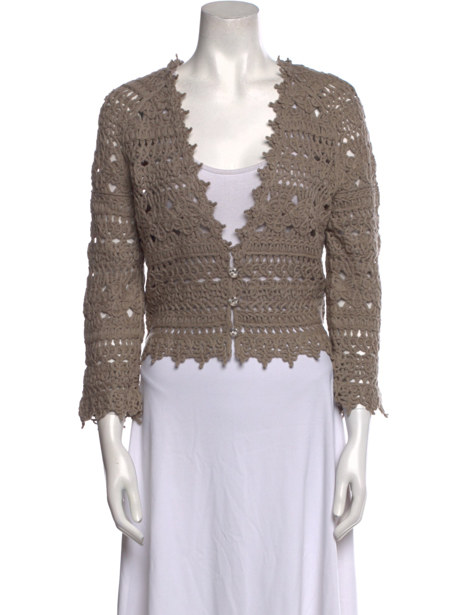 Leggiadro Cashmere V-Neck Sweater w/ Tags