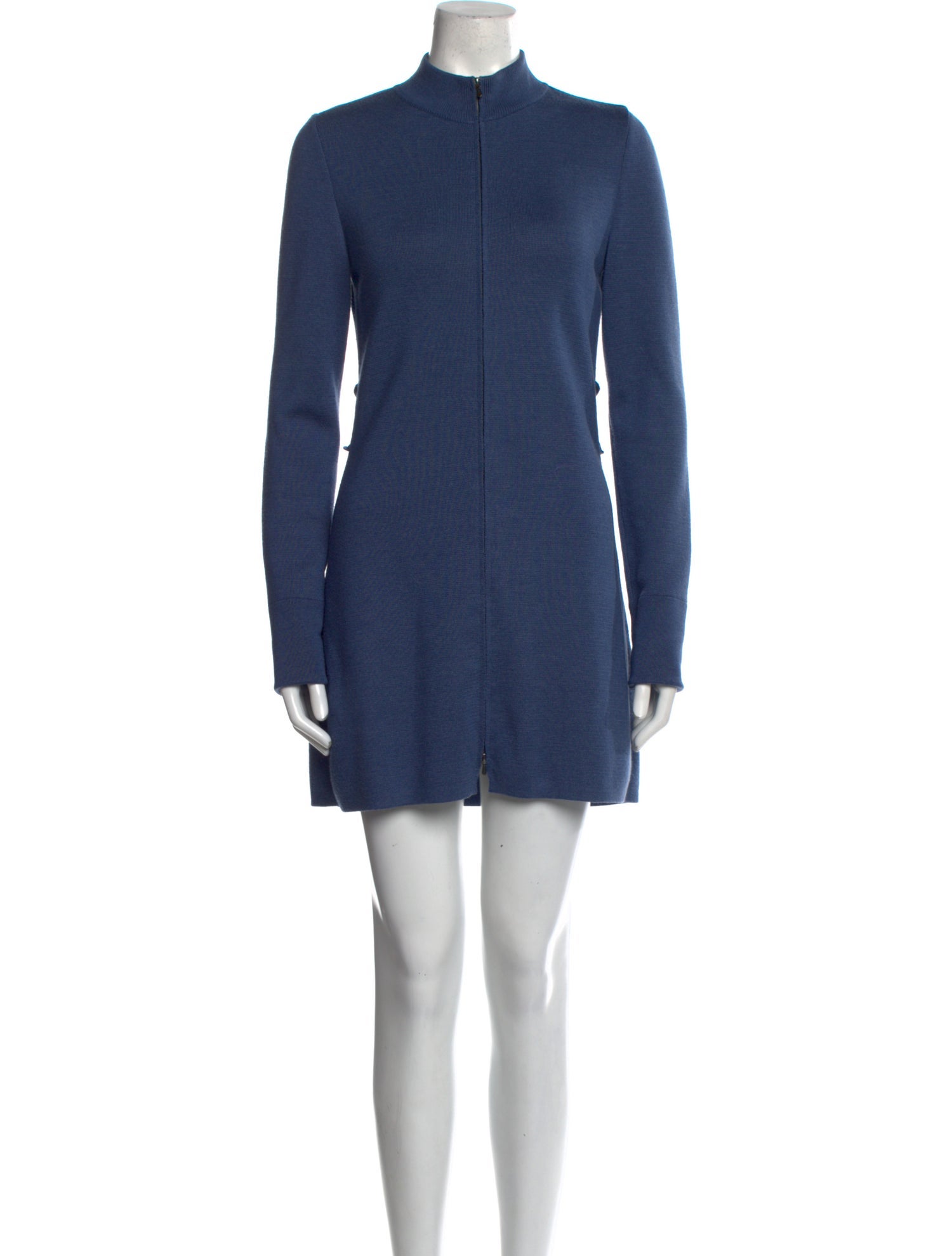 Leggiadro Mock Neck Mini Dress