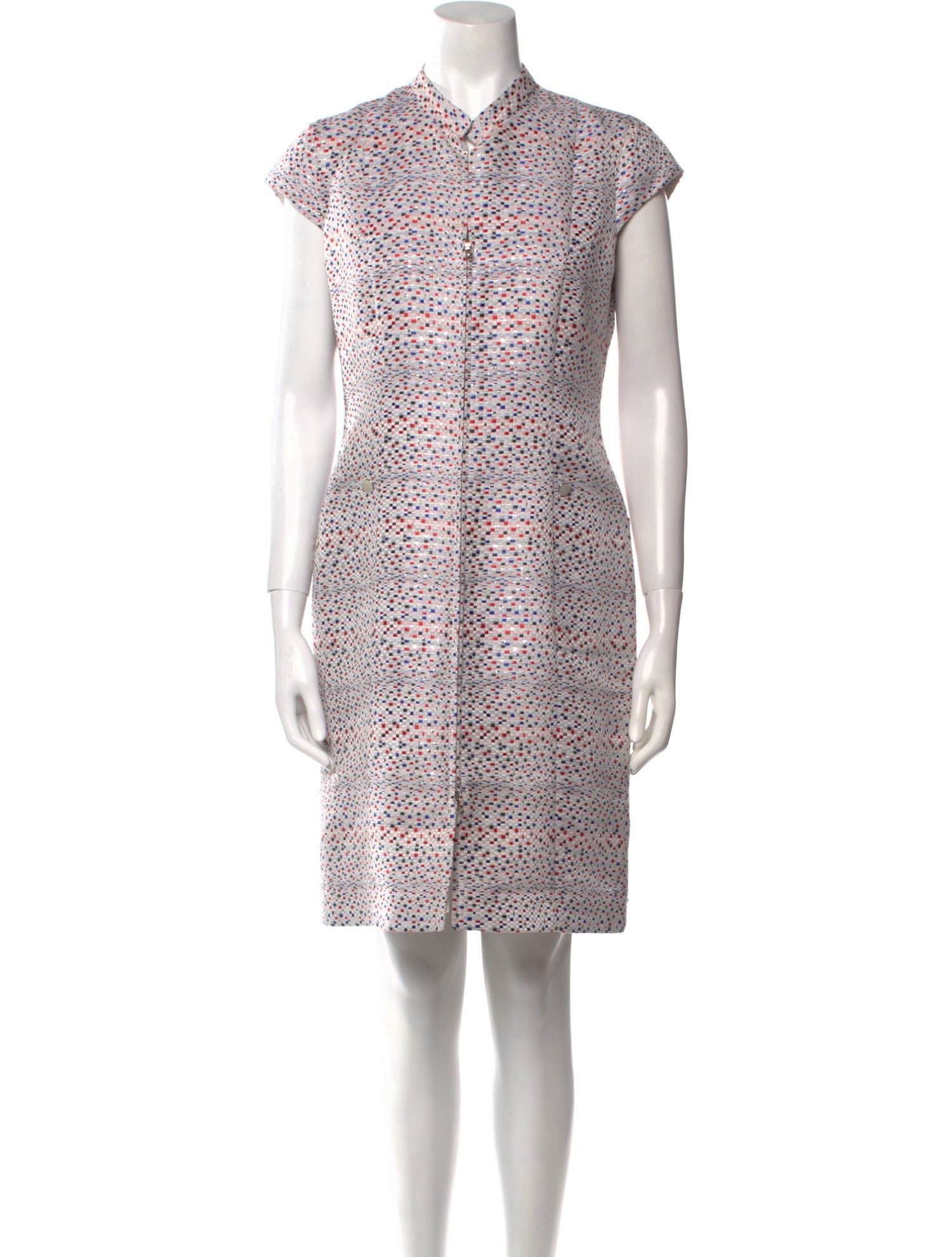 Leggiadro Printed Mini Dress