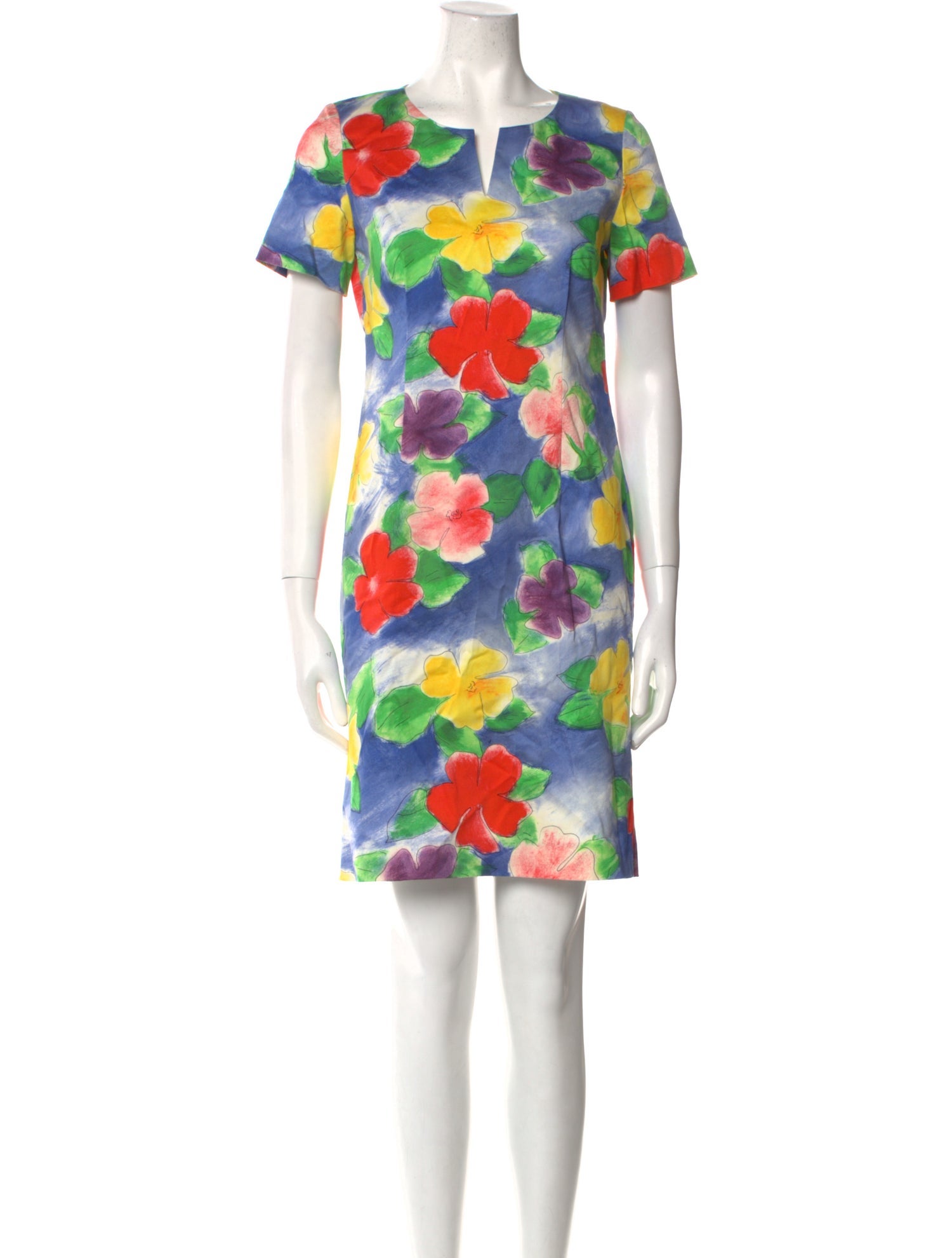 Leggiadro Printed Mini Dress