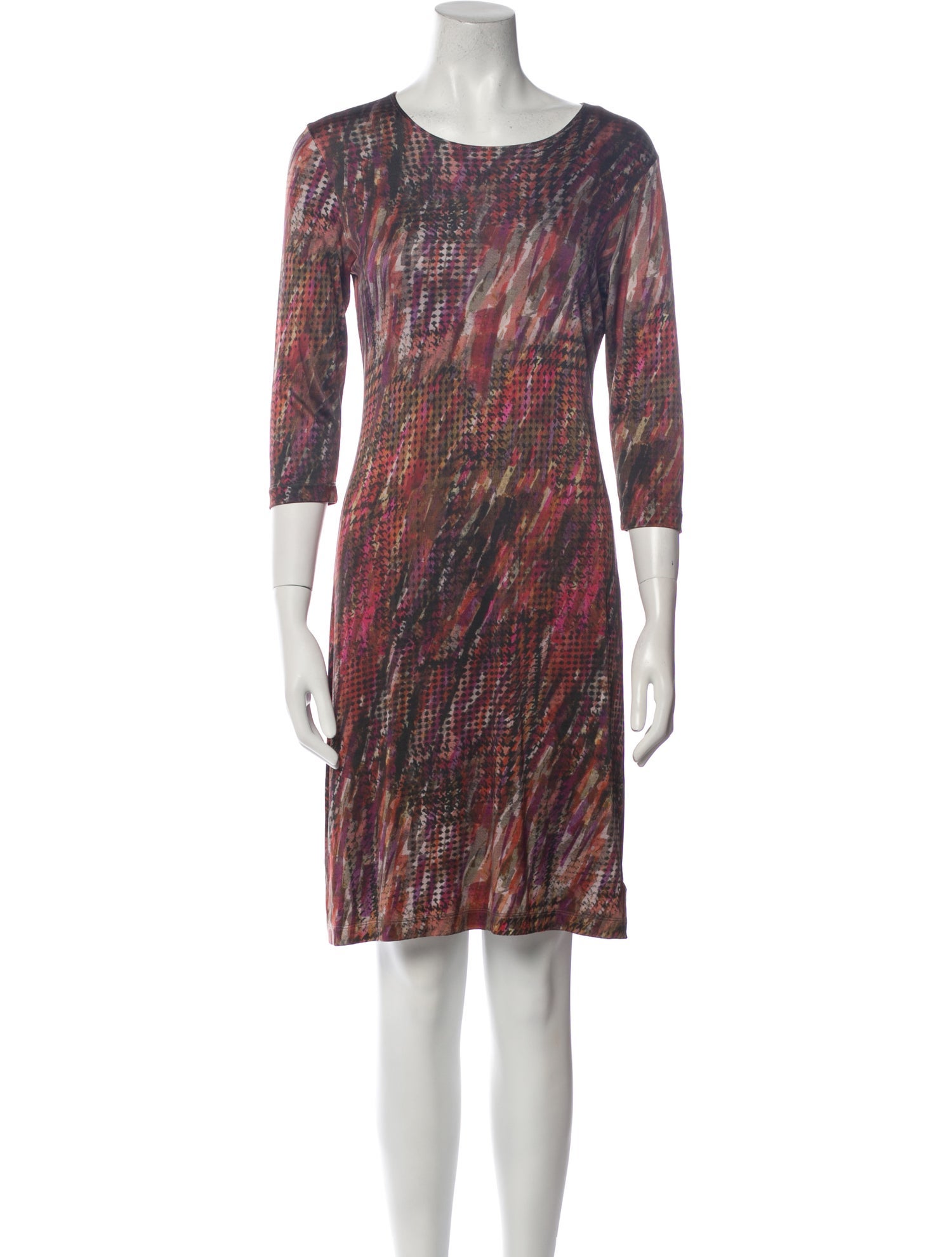 Leggiadro Printed Mini Dress