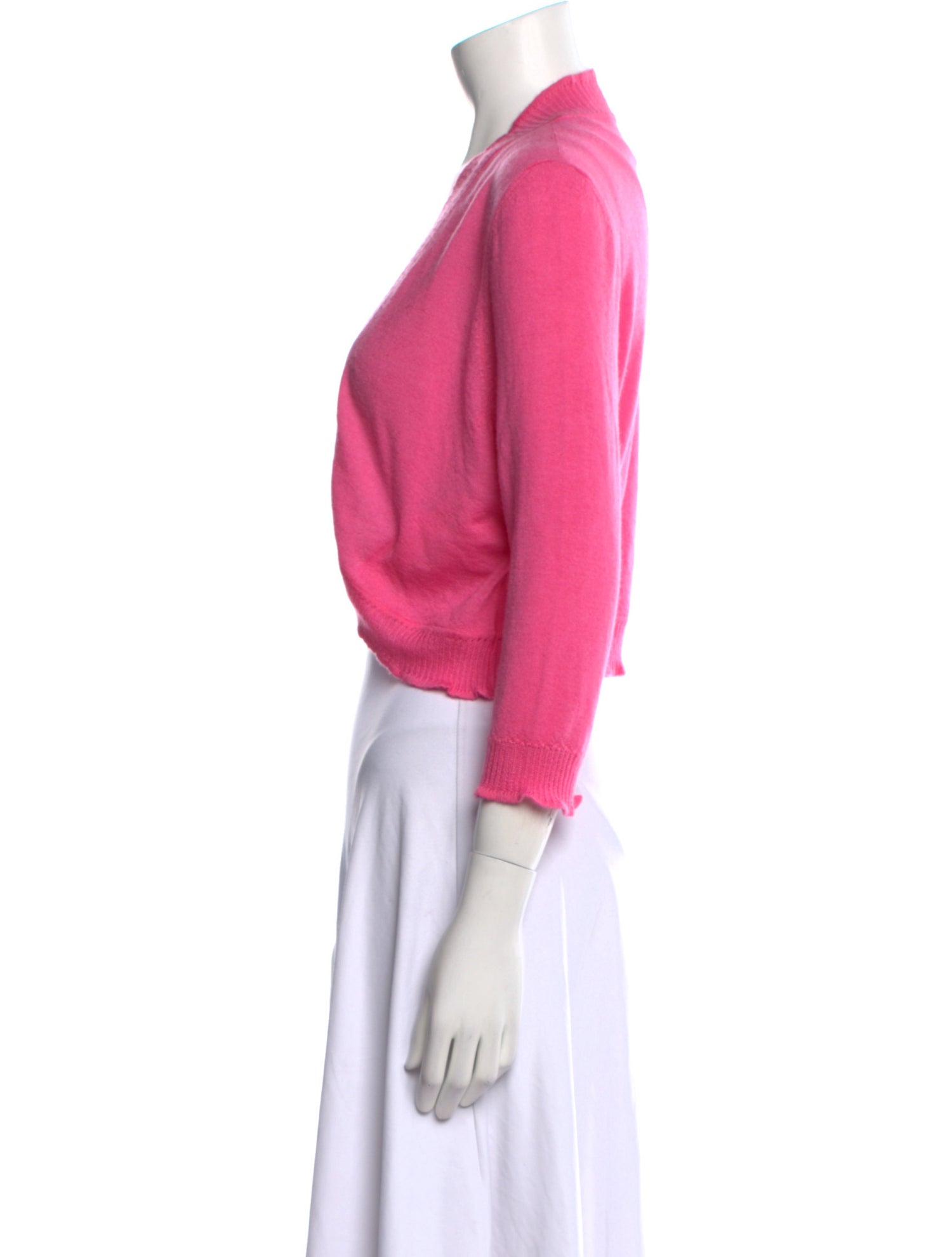 Leggiadro Cashmere Open Front Sweater