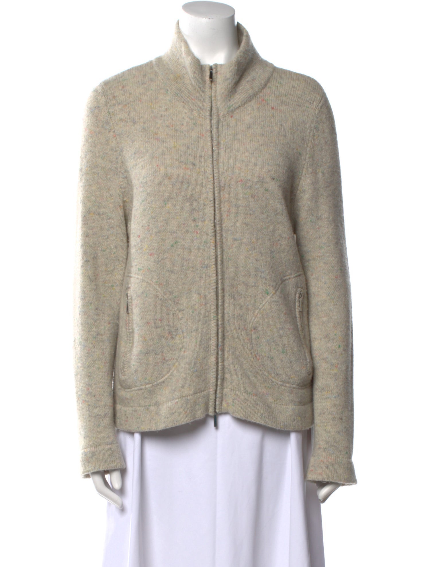 Leggiadro Cashmere Mock Neck Sweater